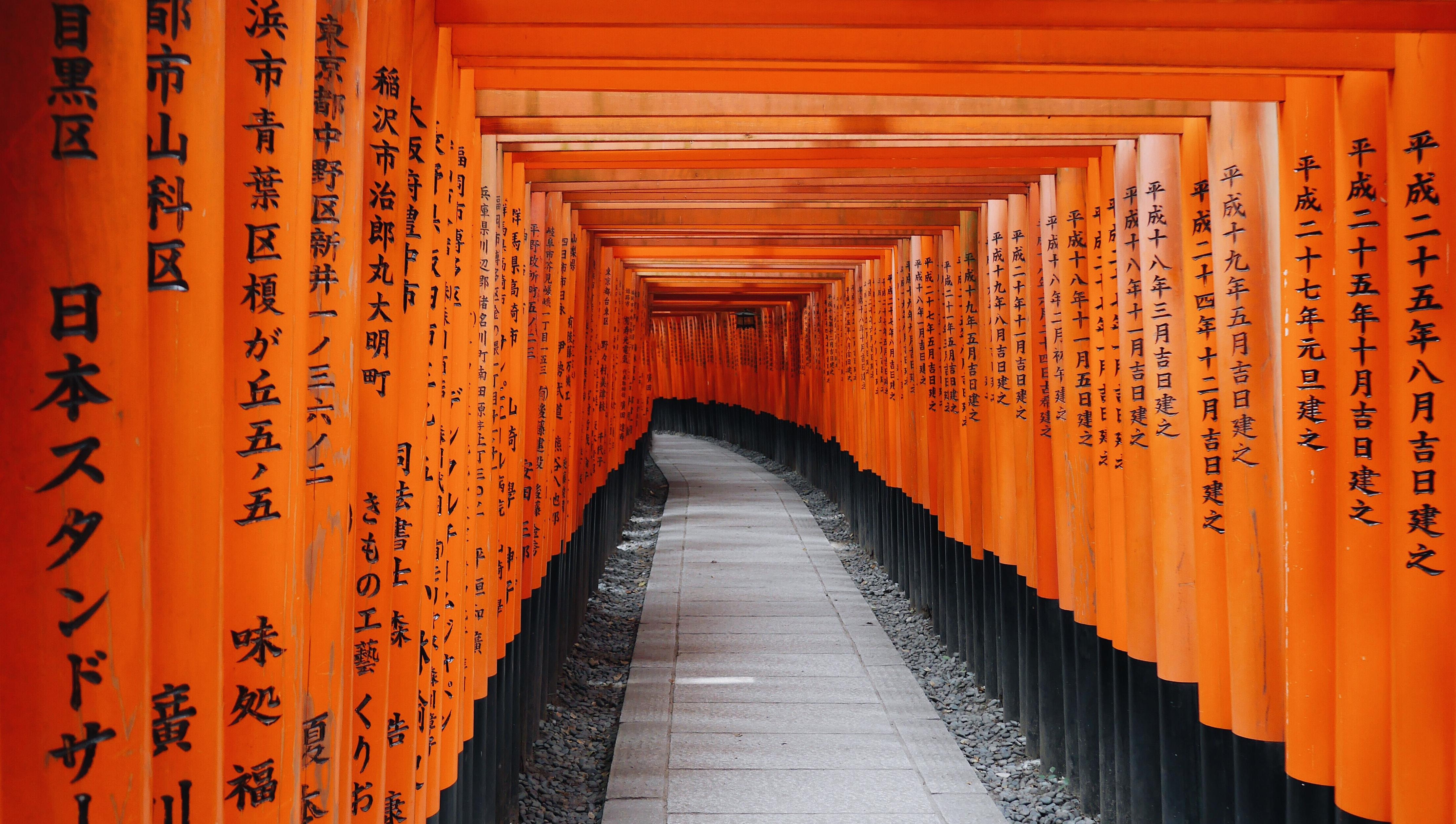 4450x2520 Wallpaper of the Week Inari Taisha, Desktop