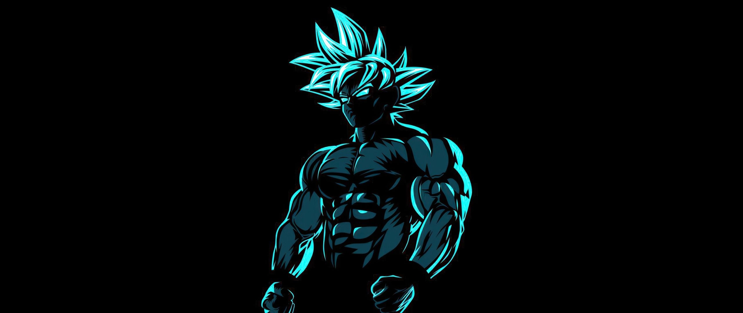 2560x1080 Dark Anime Wallpaper 4K Free download, Dual Screen