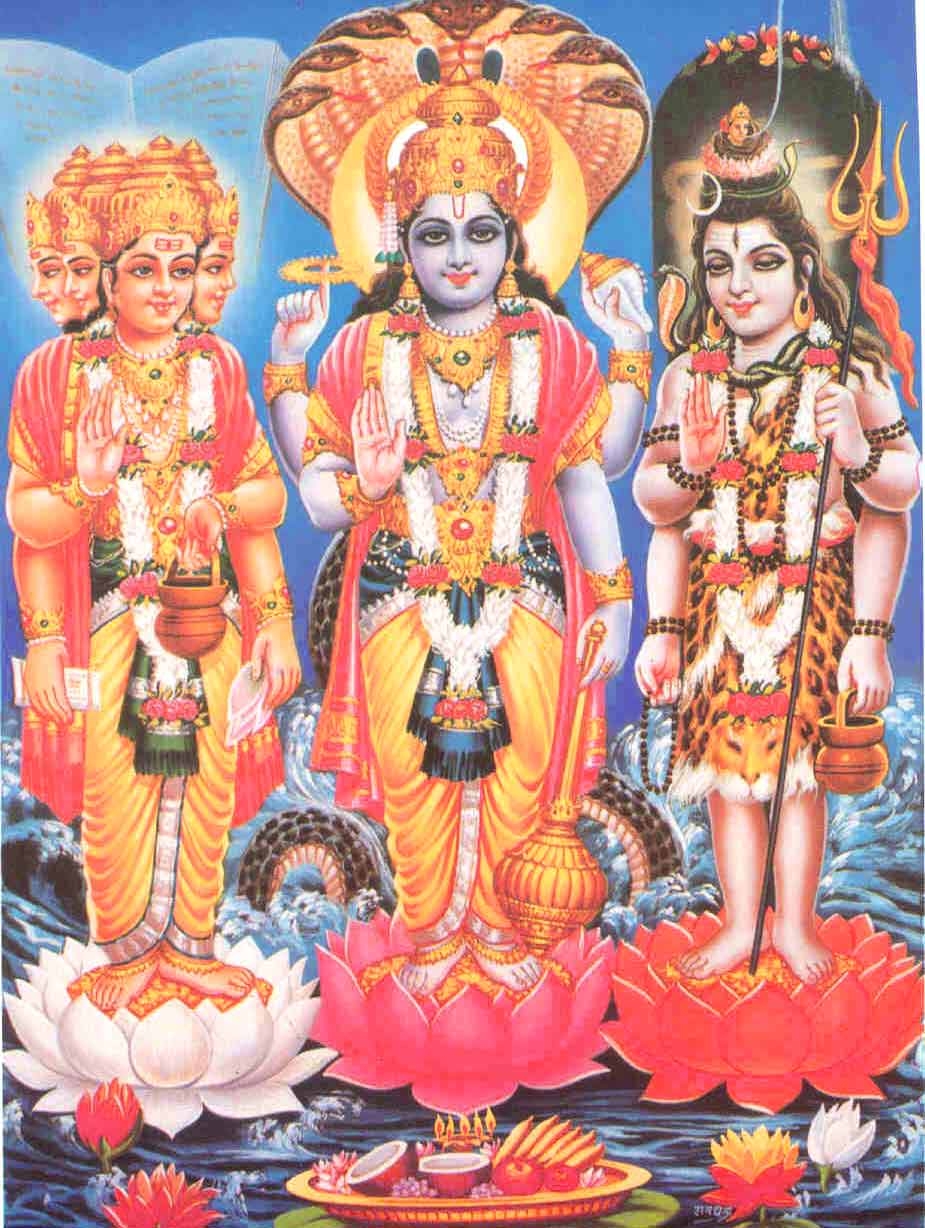 930x1230 God is here: Brahma Vishnu Mahesh pics, Phone
