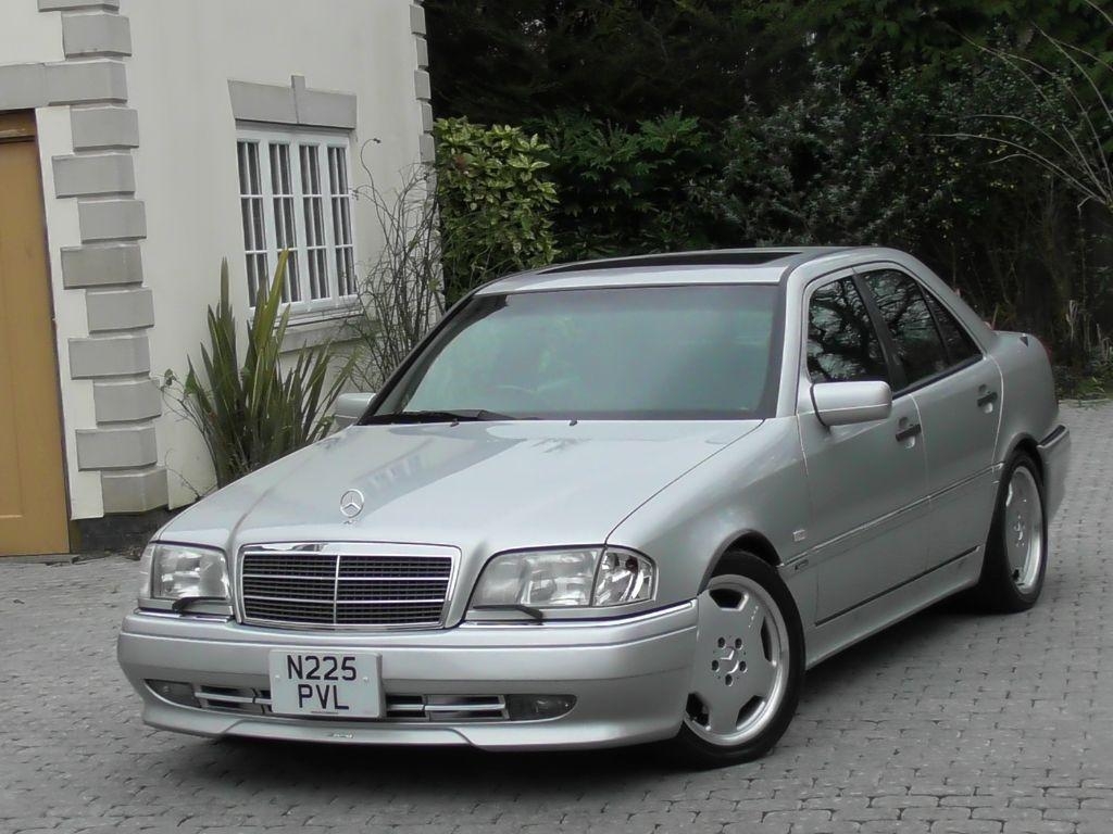 1030x770 Used Brilliant Silver Met with Black Leather Mercedes C36 AMG, Desktop