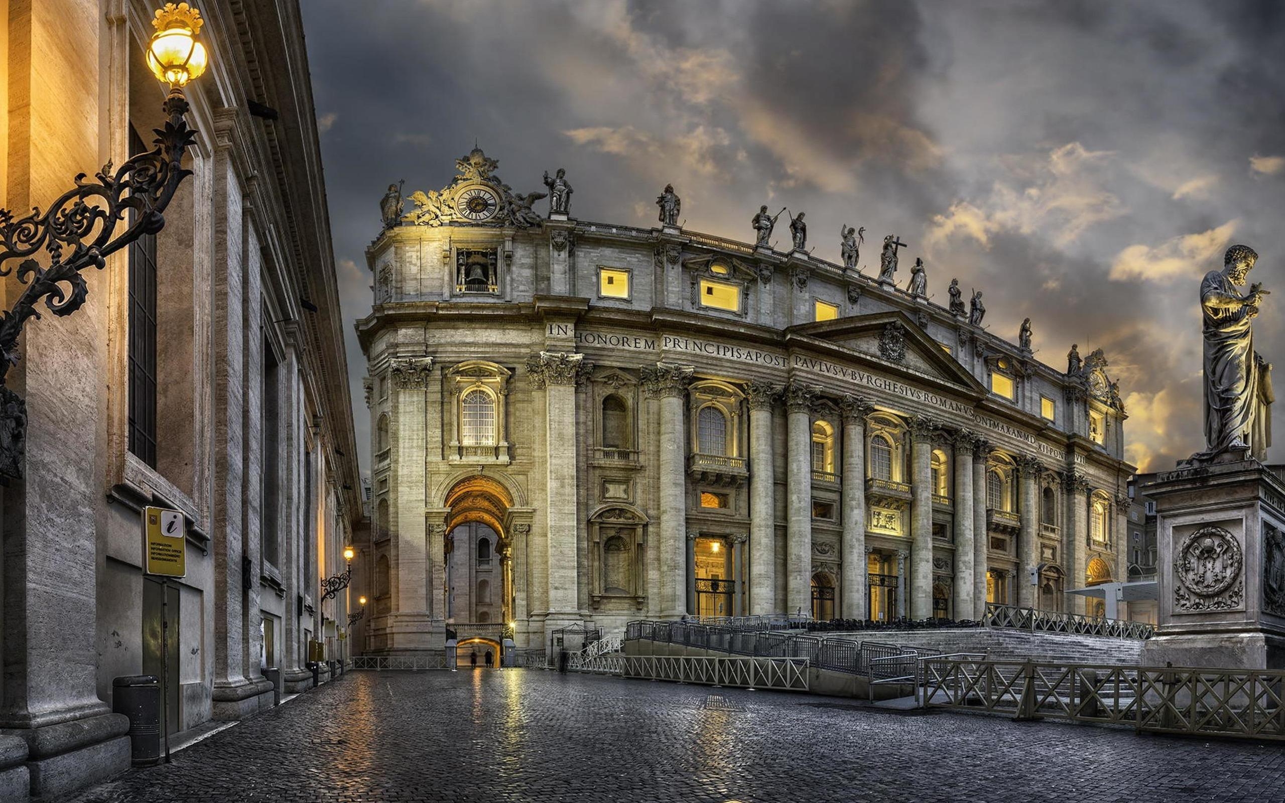 2560x1600 Saint Peter's Square (Vatican City) 4K UltraHD Wallpaper. Wallpaper, Desktop