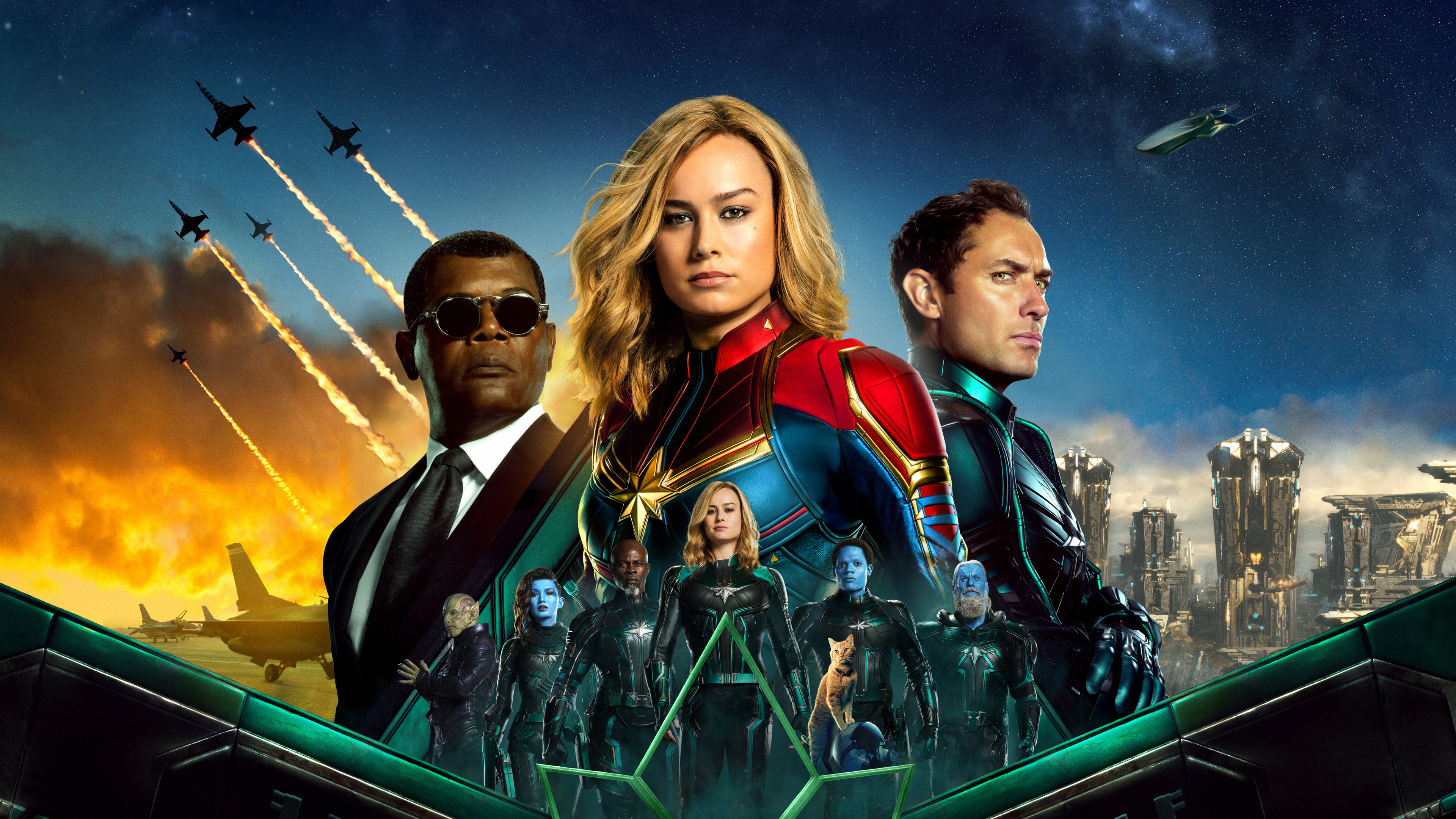 3840x2160 Wallpaper 4k Captain Marvel Movie Poster 4k Wallpaper, Desktop
