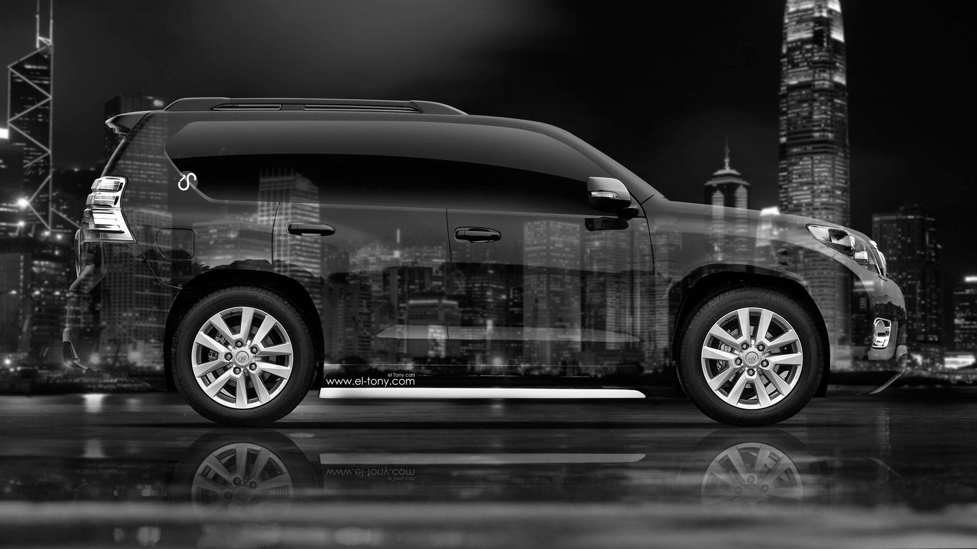 1920x1080 Toyota Land Cruiser Prado Side Crystal City Car 2014, Desktop