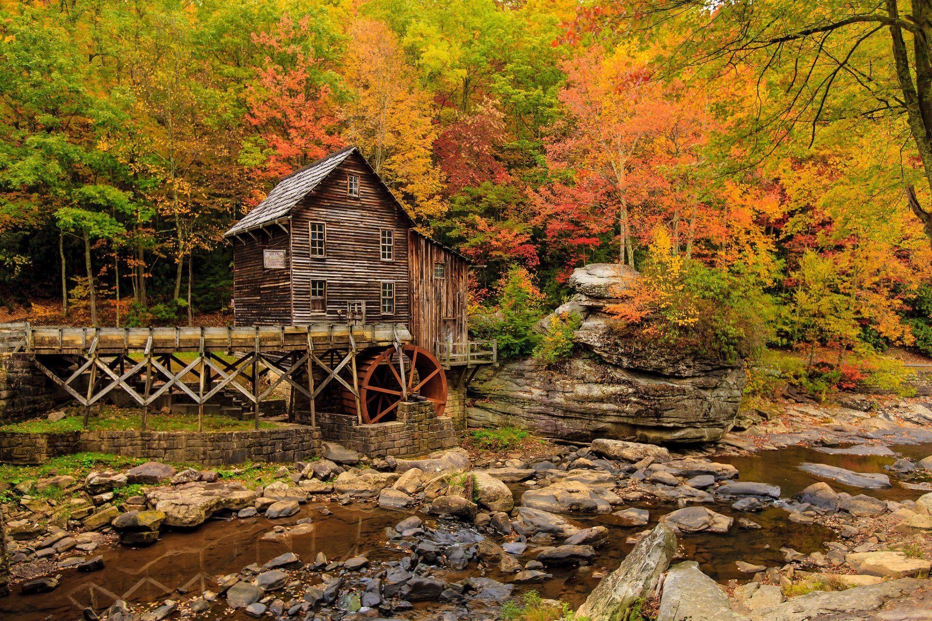 1920x1280 united states west virginia fayette county new river gorge babcock, Desktop