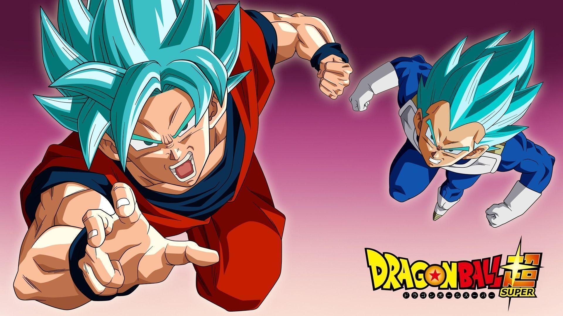 1920x1080 Super Saiyan Blue Goku and Vegeta DB. Wallpaper, Desktop