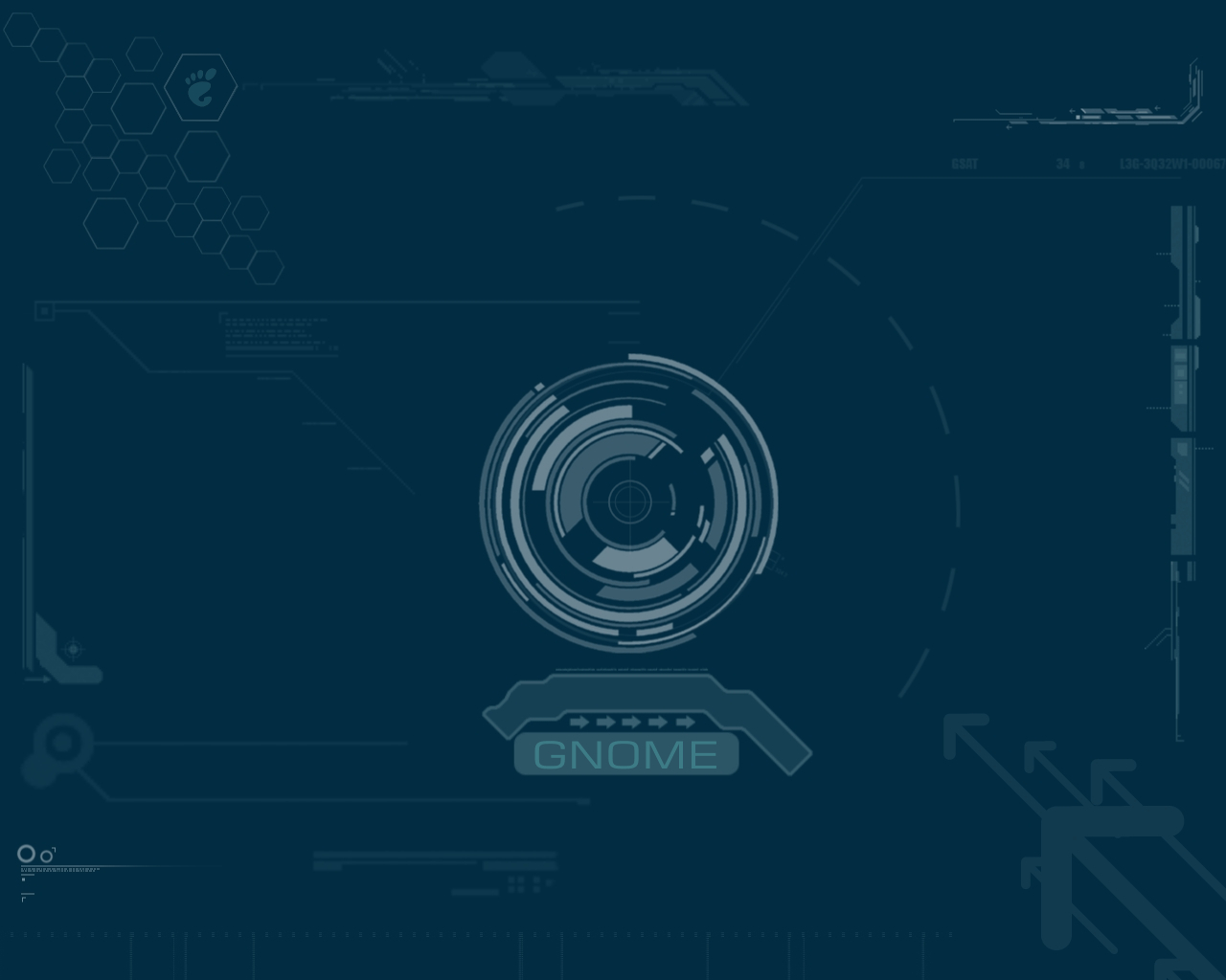 1280x1030 Gnome Wallpaper, Desktop