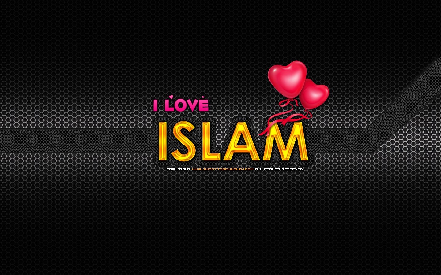 1440x900 I Love Islam Wallpaper, Desktop