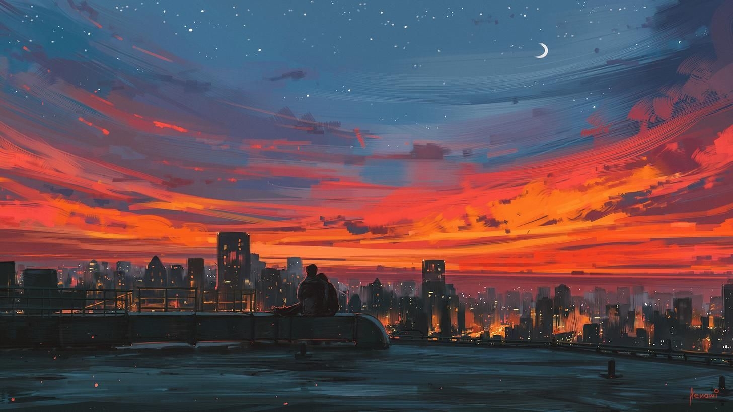 1460x820 orange aesthetic wallpaper. Aesthetic desktop wallpaper, Desktop