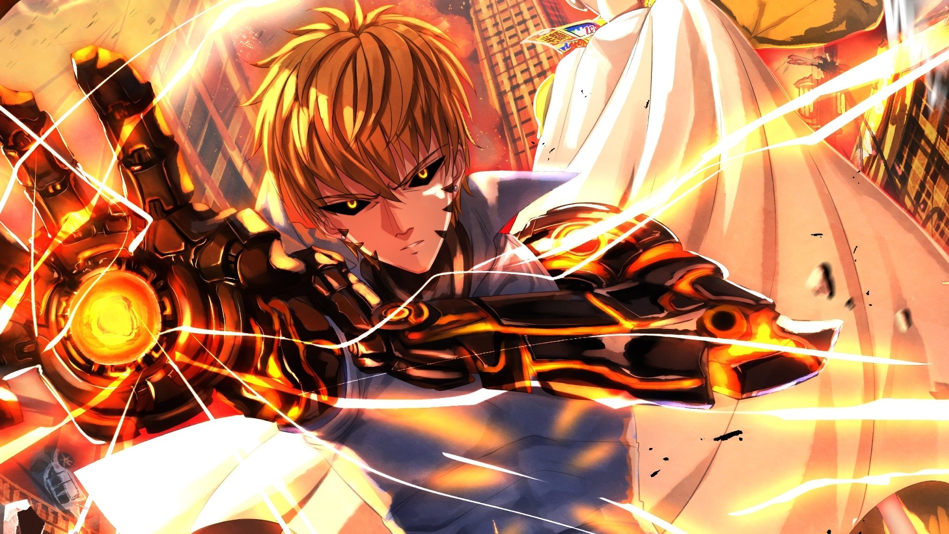 1920x1080 Genos One Punch Man Anime Wallpaper 4k Ultra HD, Desktop