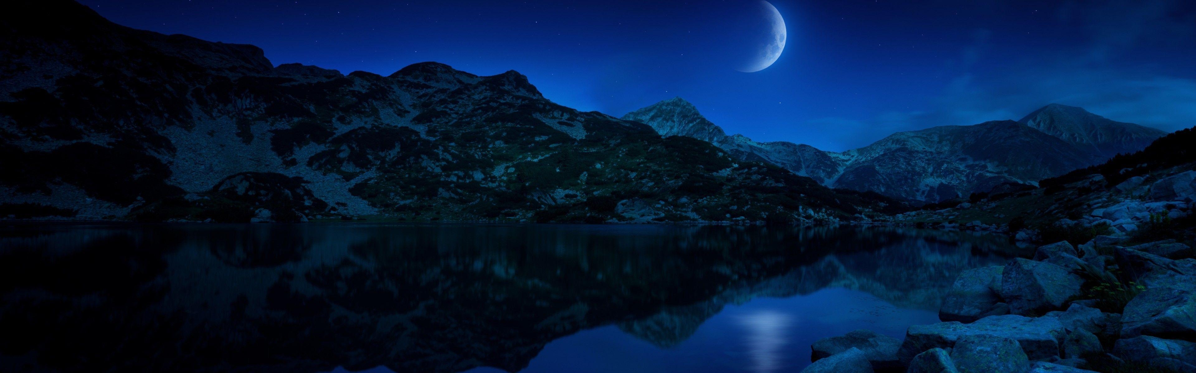 3840x1200 Windows 8 Microsoft Windows nighttime wallpaperx1200, Dual Screen