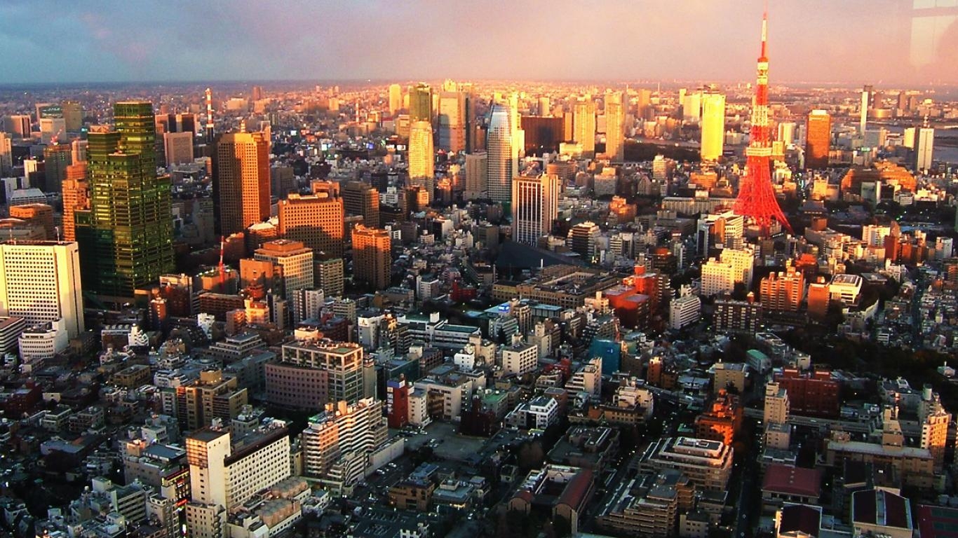 1370x770 Tokyo City Background Wallpaper Wallpaper. Risewall, Desktop