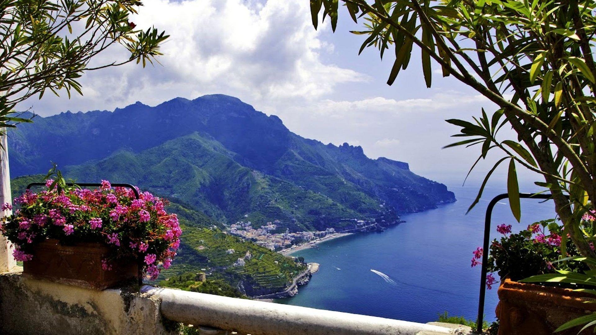 1920x1080 Amalfi Tag wallpaper: Boat Peaceful Boats Amalfi Sailboats Sea, Desktop
