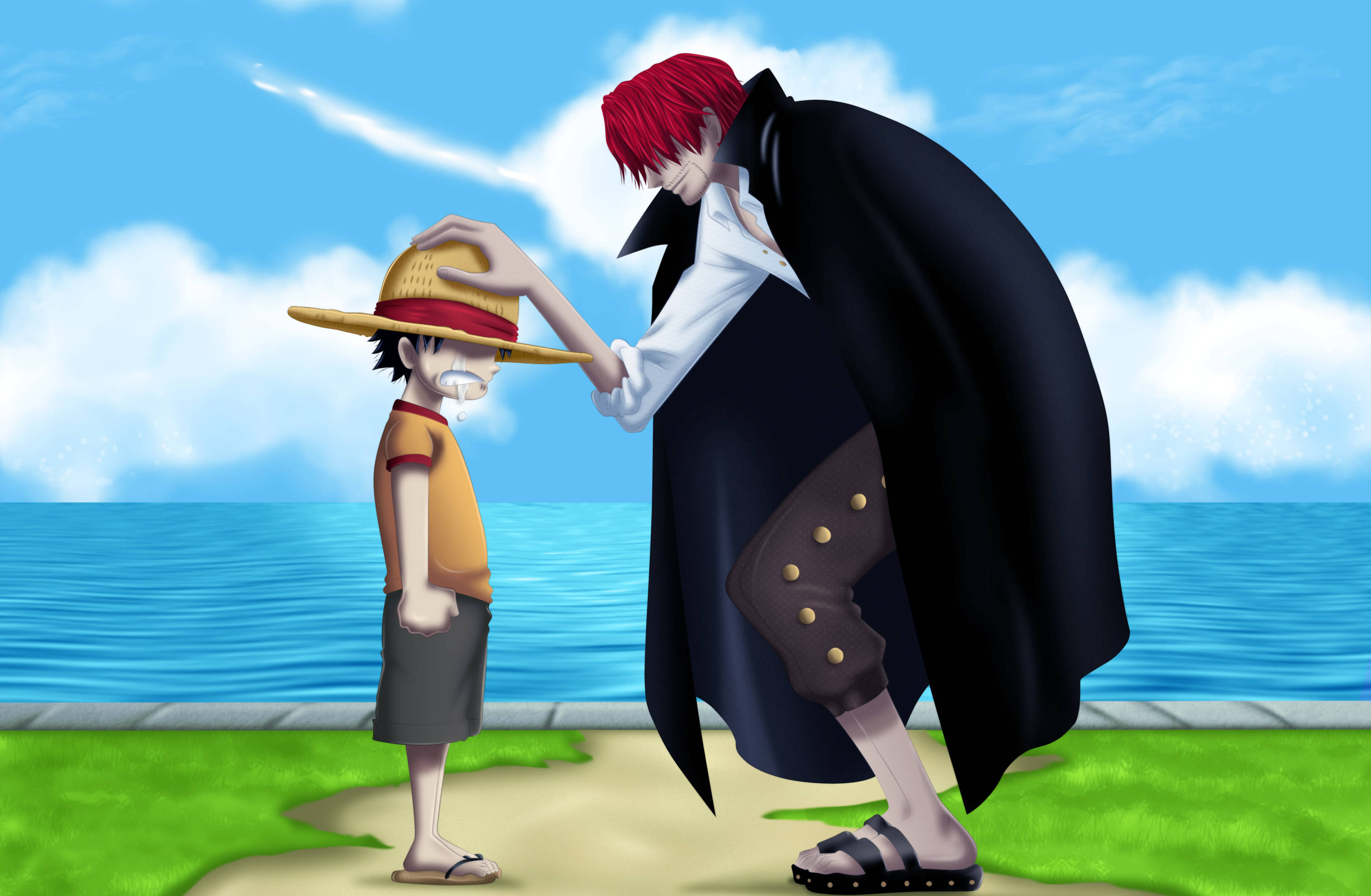 3020x1980 Download Hero Shanks And Luffy Wallpaper, Desktop