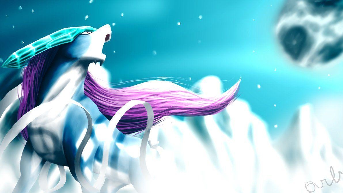 1200x670 Suicune, Desktop