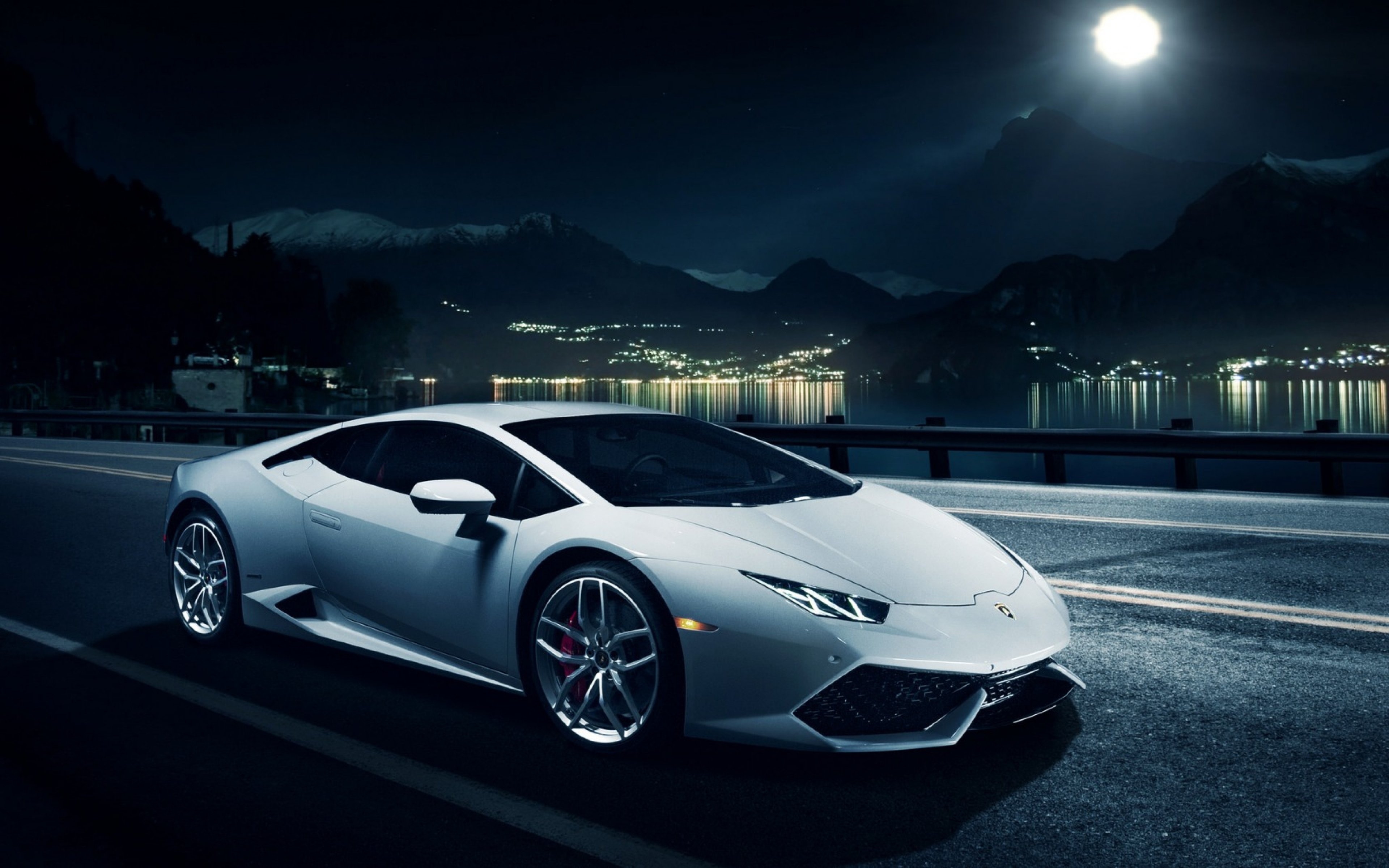 3840x2400 Lamborghini White Wallpaper HD, Desktop