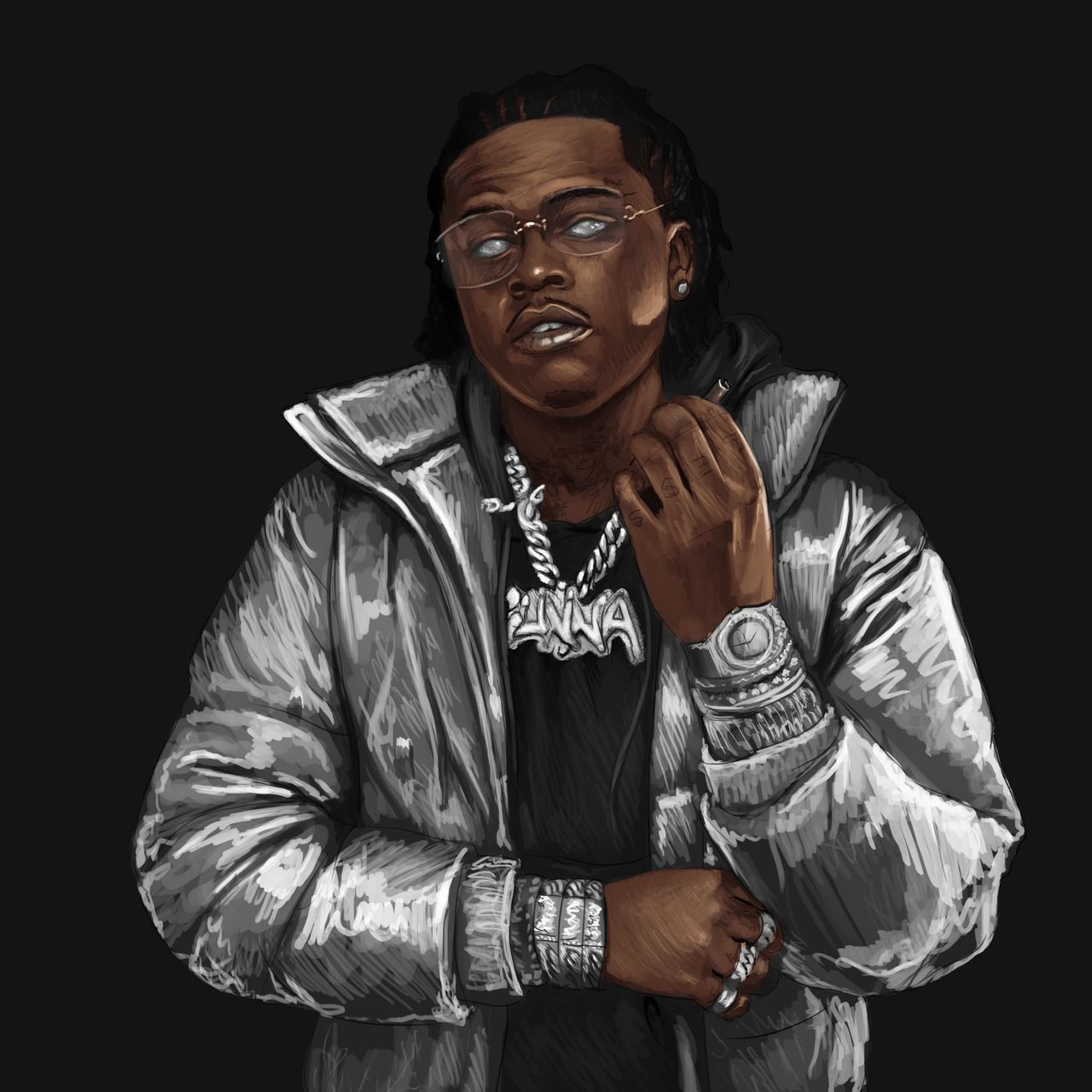 1280x1280 Gunna Wallpaper, Phone