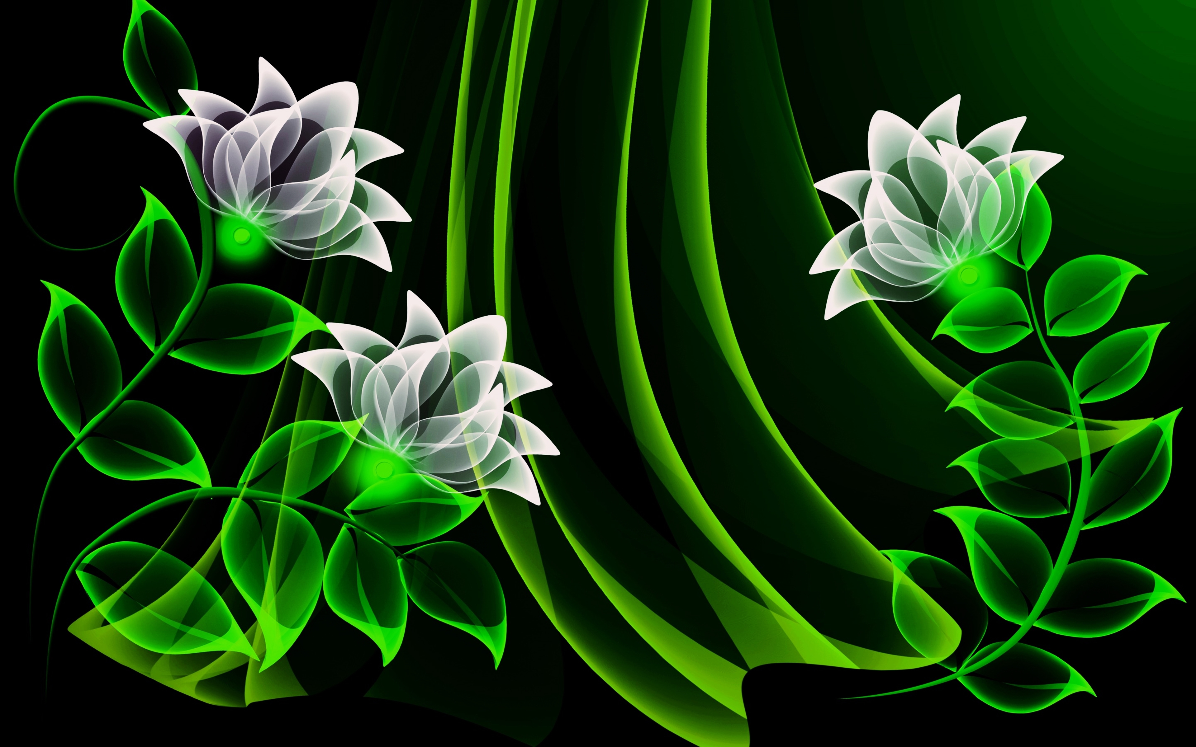 3840x2400 Artistic Flower 4k Ultra HD Wallpaper, Desktop