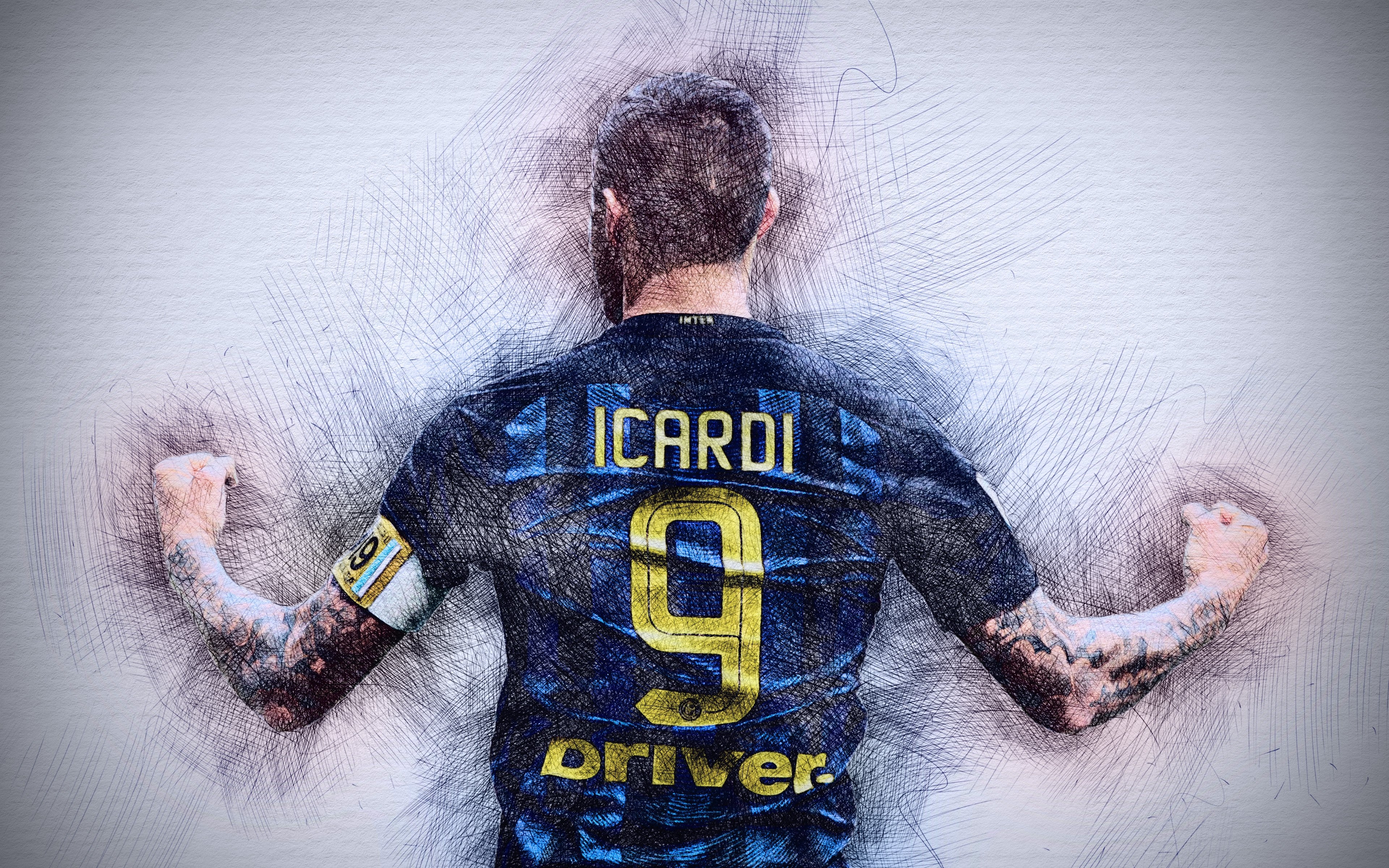 3840x2400 Mauro Icardi, Desktop