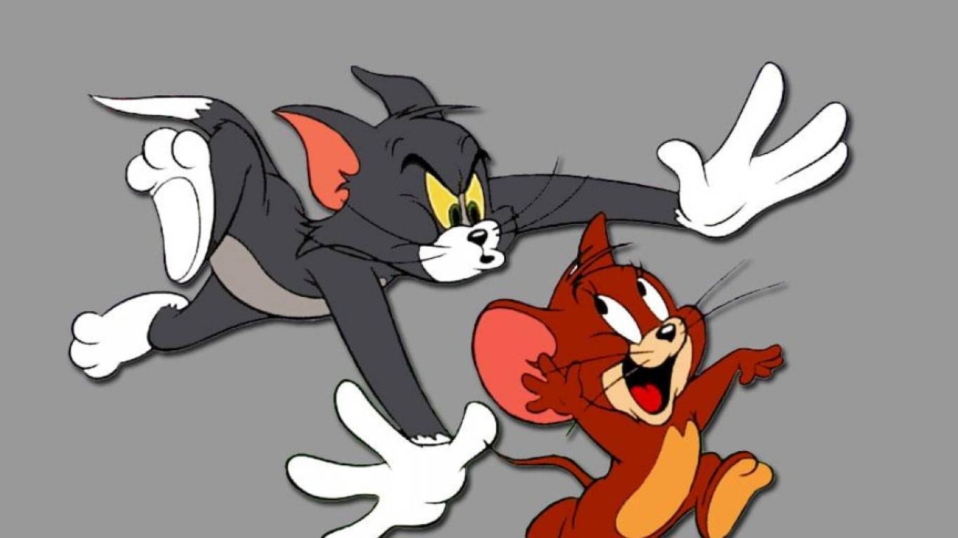 1370x770 Tom and Jerry Run HD Wallpaper Image for Mac, Desktop