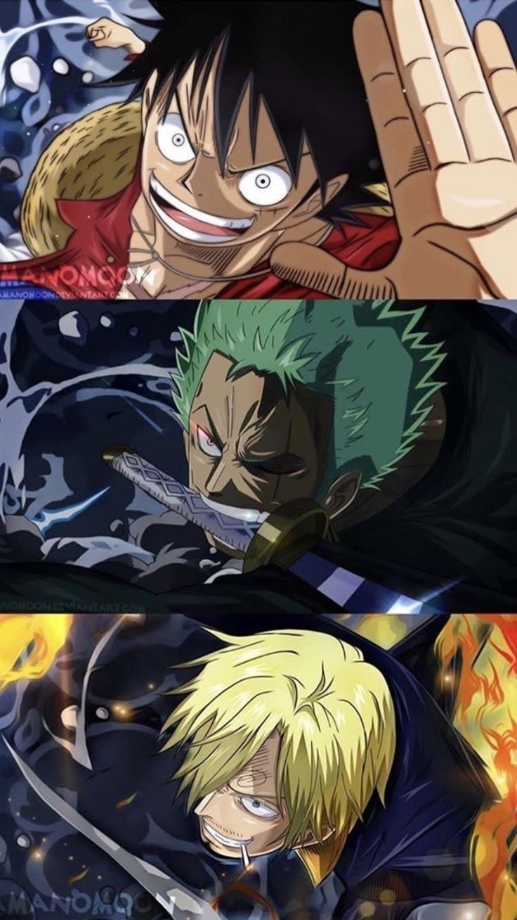 740x1310 Monster trio. Dessin manga, Dessin one piece, Image drôle manga, Phone