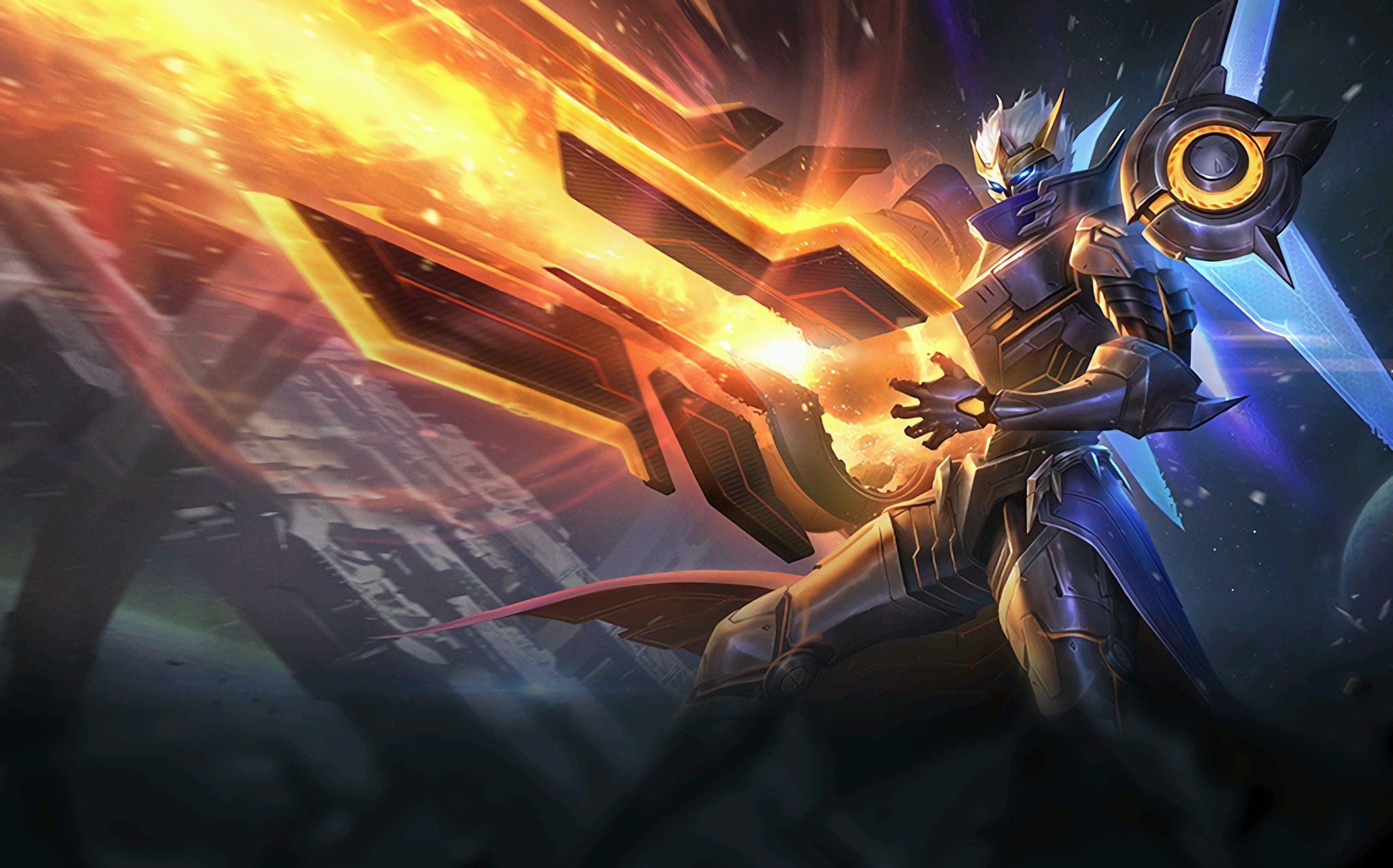 2050x1280 Granger Legends Skin Starfall Knight Wallpaper Mobile Legends!, Desktop