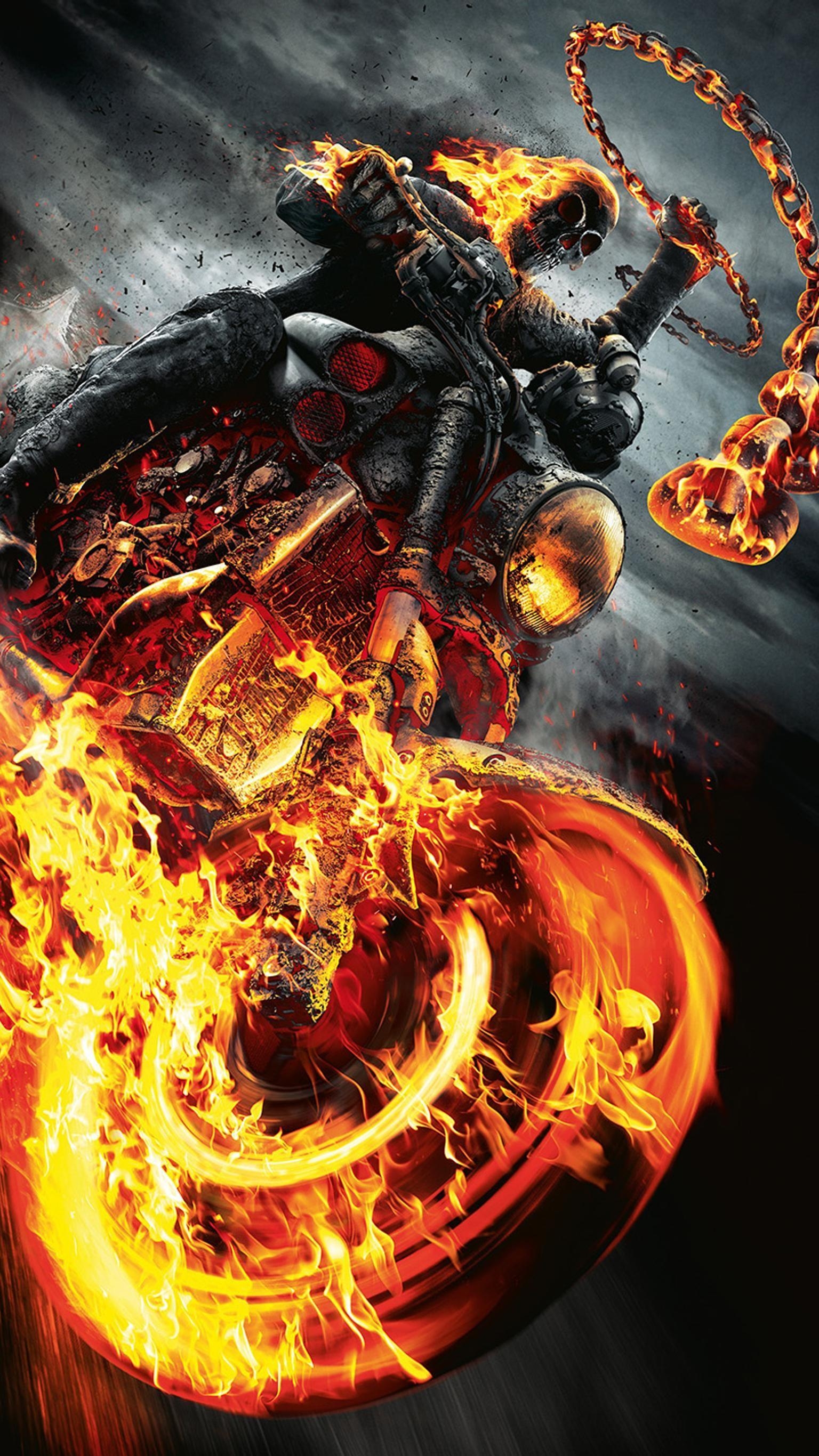 1540x2740 Ghost Rider Wallpaper, Phone