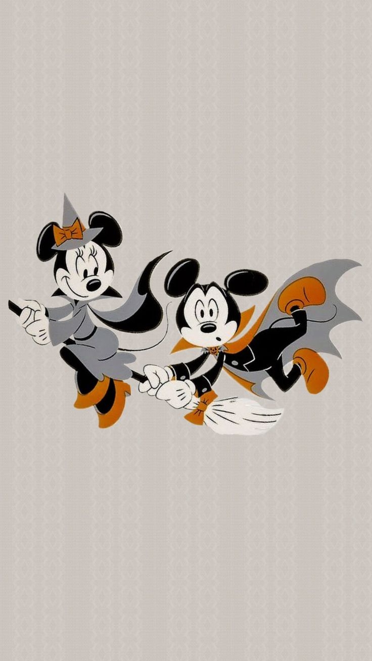 740x1310 Mickey y Minnie Halloween #Disney #Halloween #Background #Fondo. Halloween wallpaper background, Halloween desktop wallpaper, Halloween cartoons, Phone