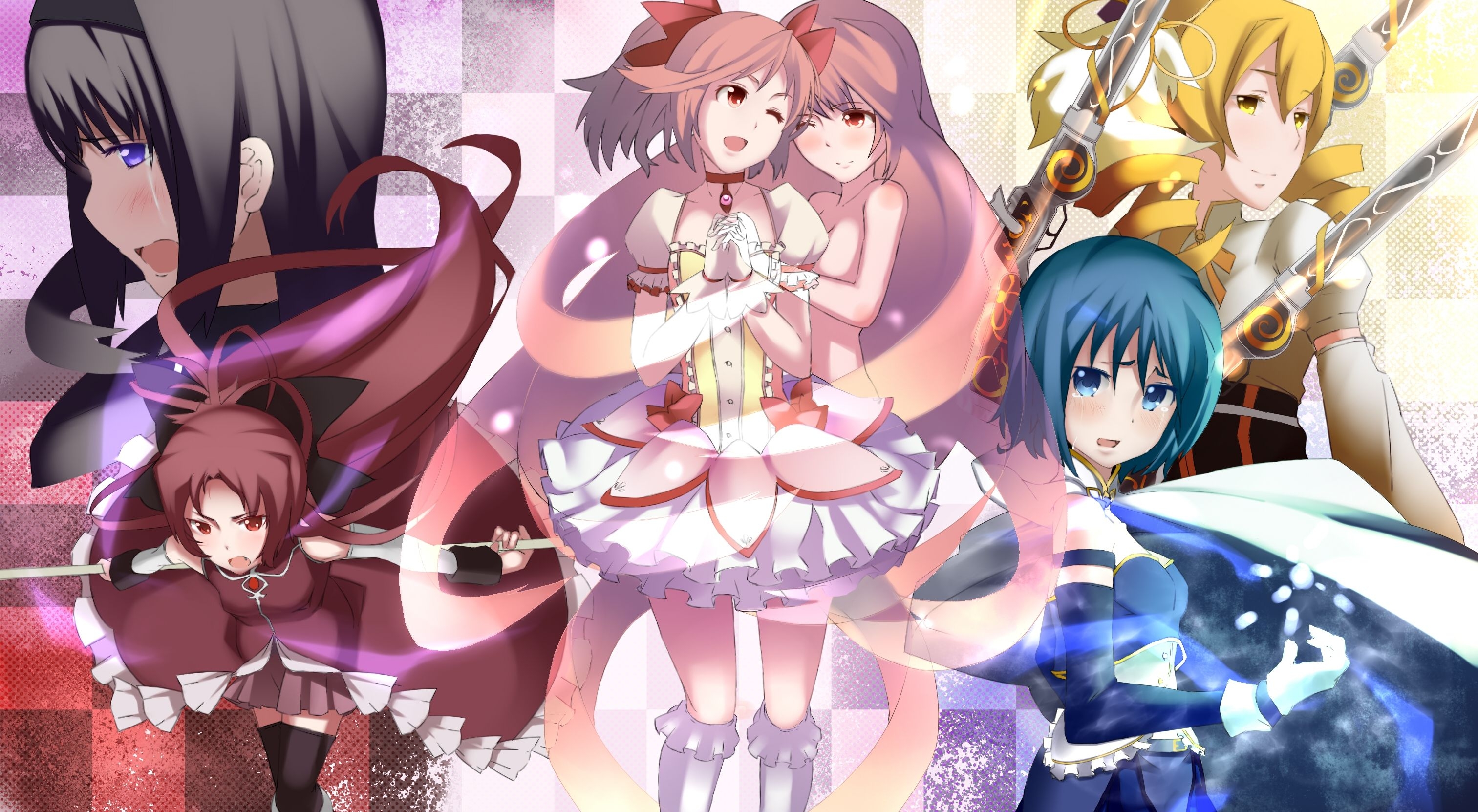 3030x1670 Free download Anime Puella Magi Madoka Magica Wallpaper, Desktop