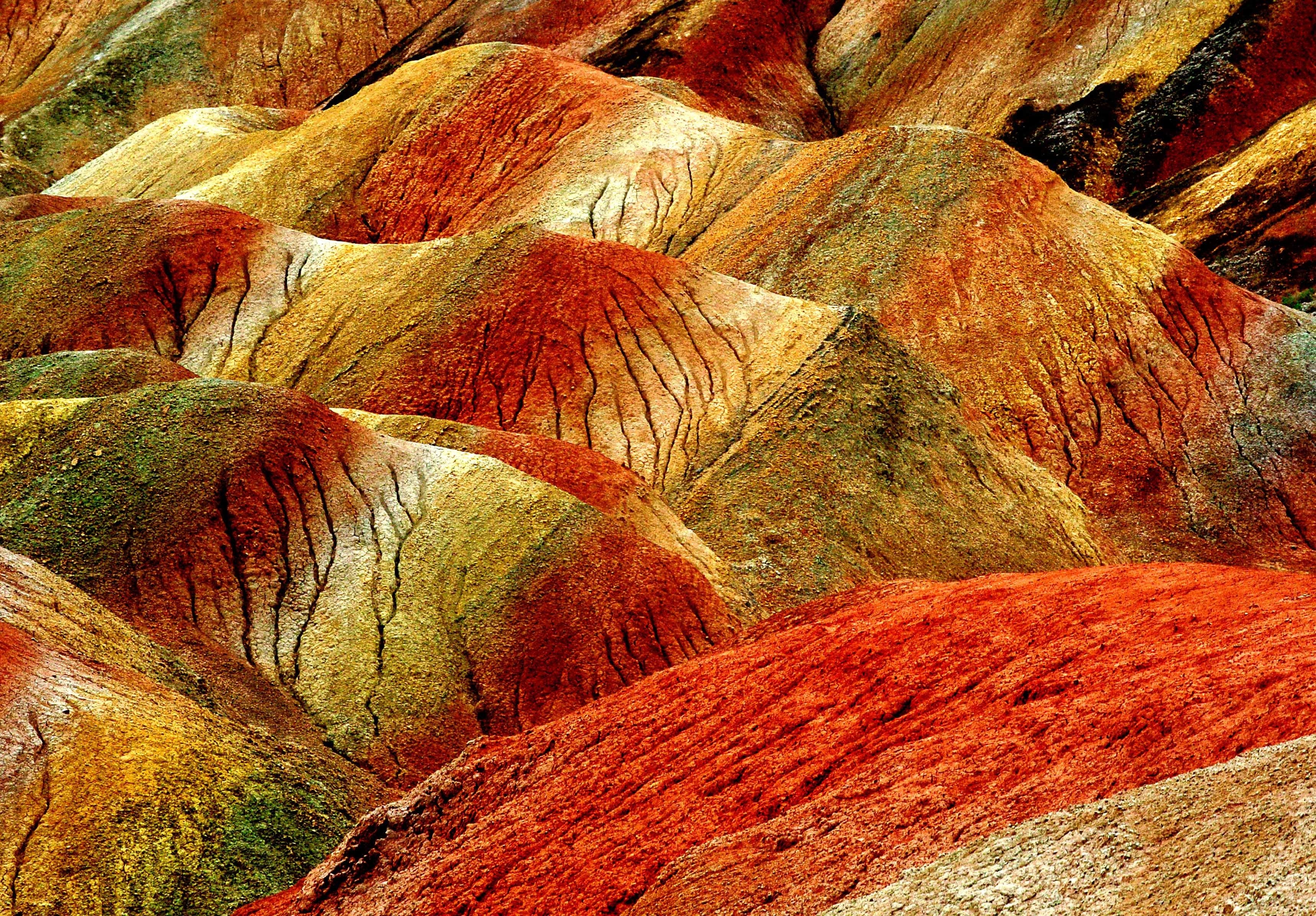 3440x2400 photo of 36 for rainbow mountains china wallpaper. Awesome Earth, Desktop