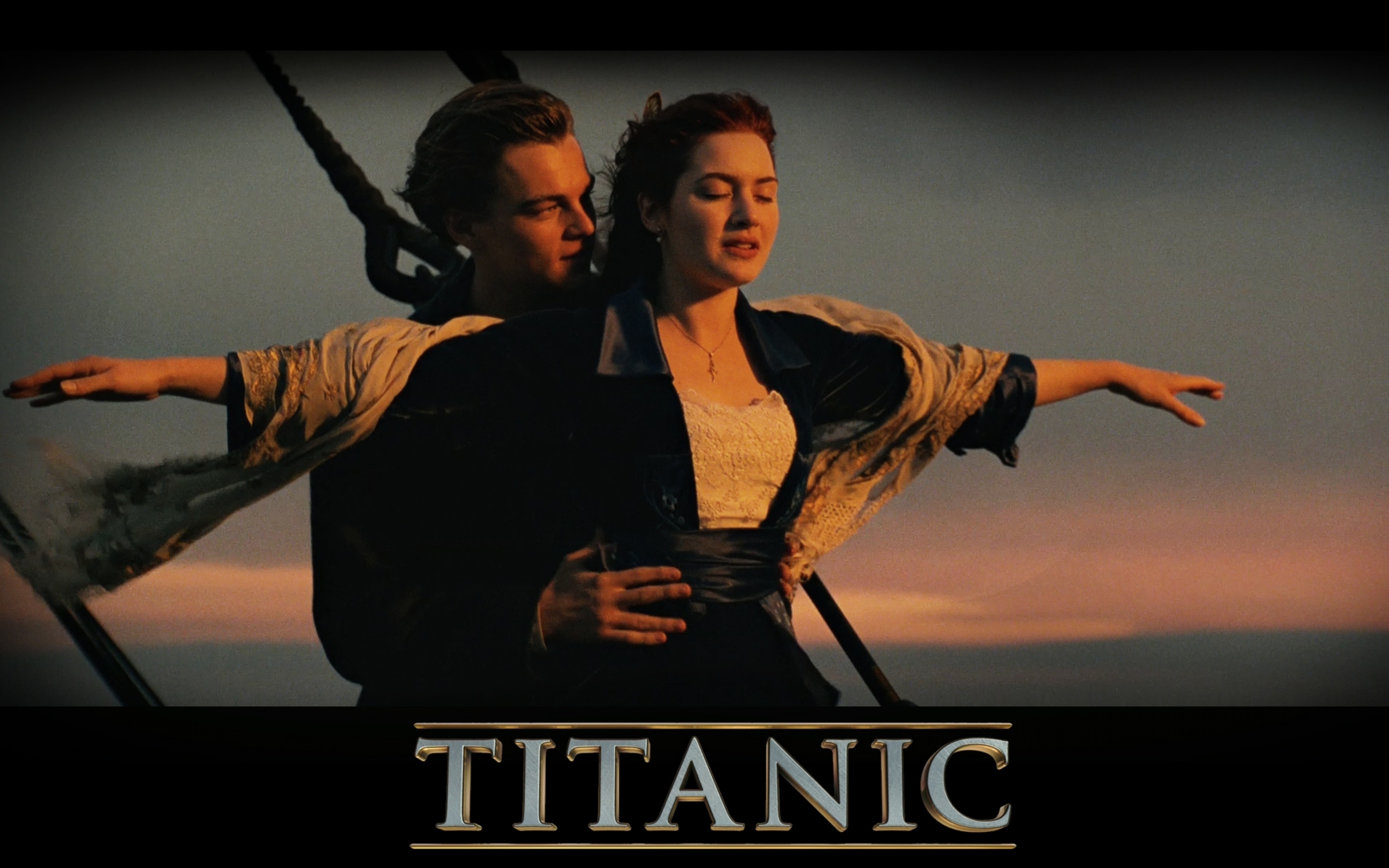 3840x2400 ScreenBeauty. titanic, love, famous pose, Desktop