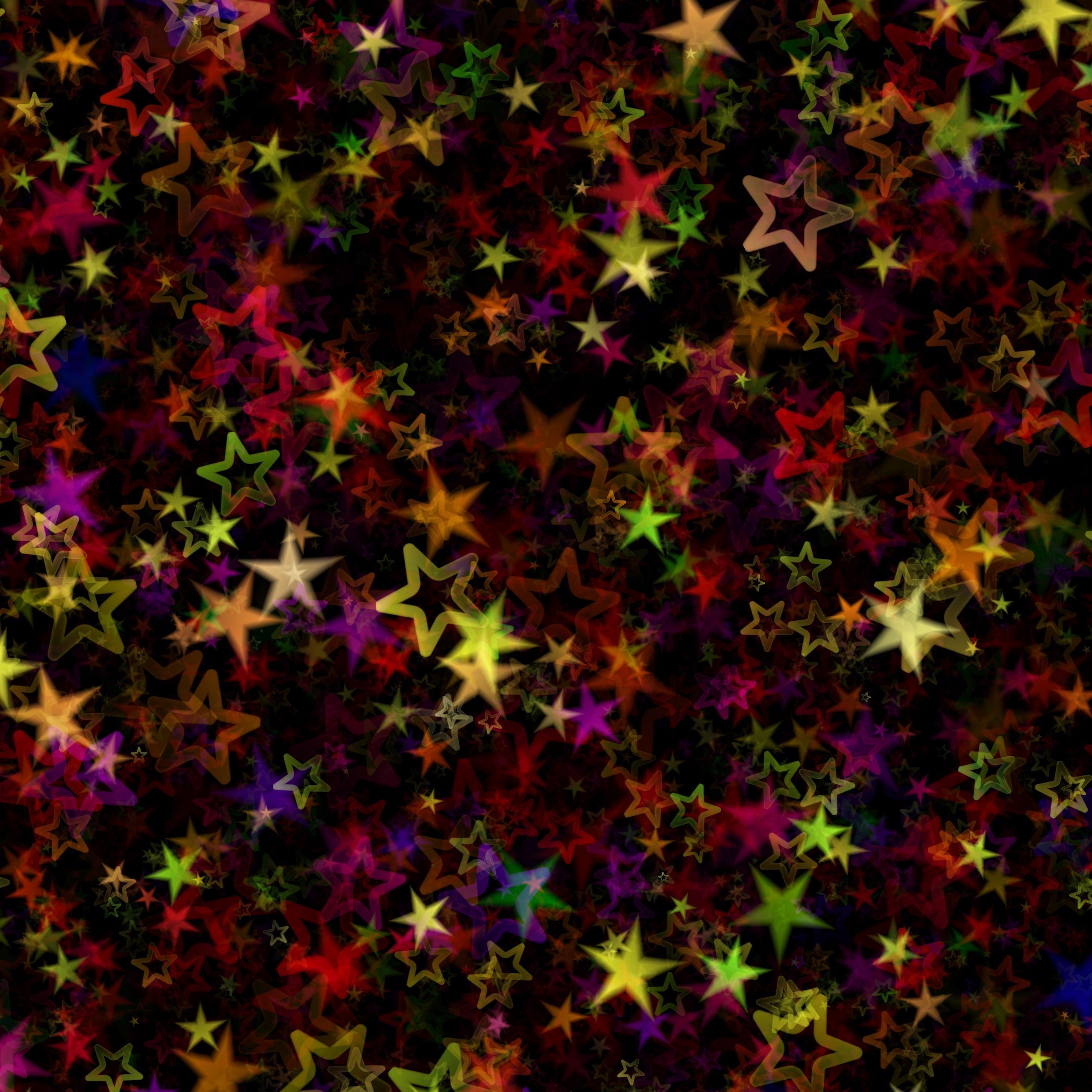 2780x2780 Download wallpaper  stars, colorful, art, abstract ipad air, Phone