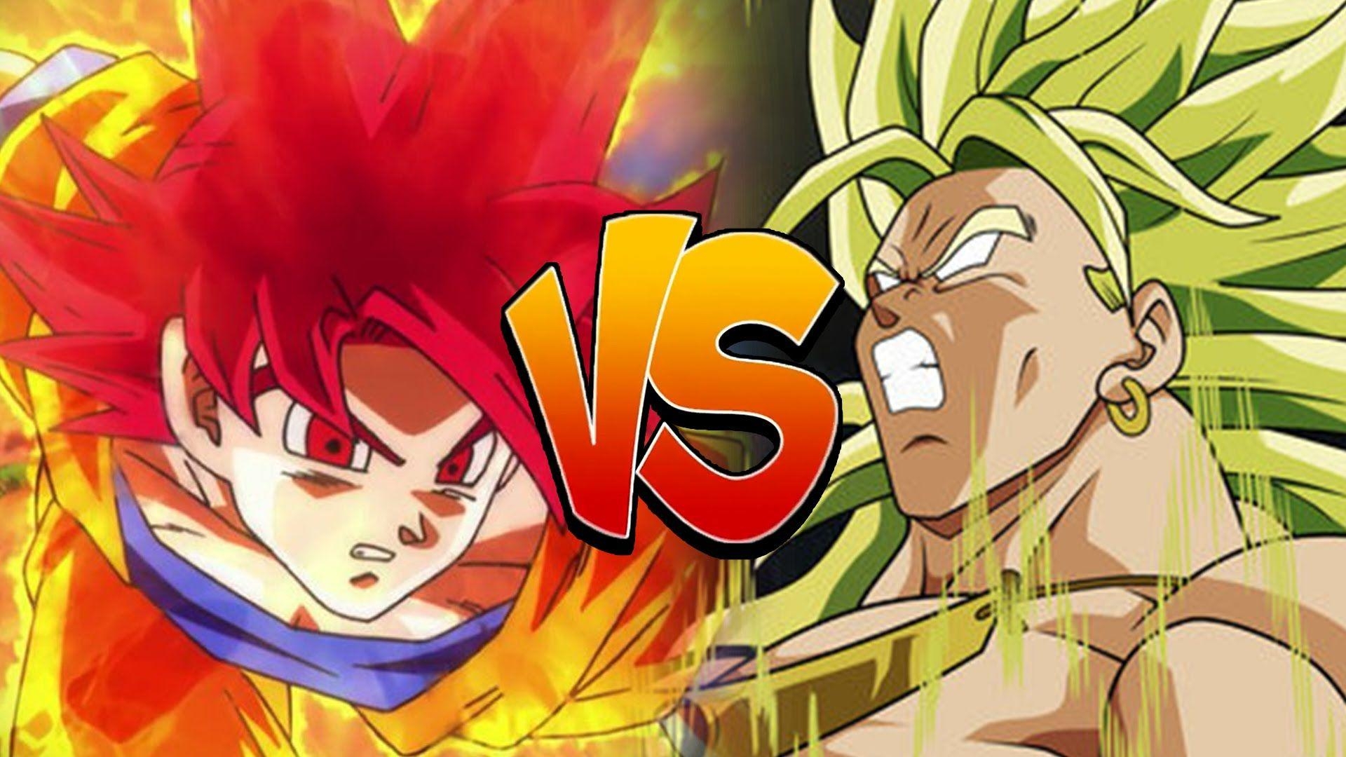 1920x1080 Super Saiyan God Goku Vs Legendary Super Saiyan Broly Ball, Desktop