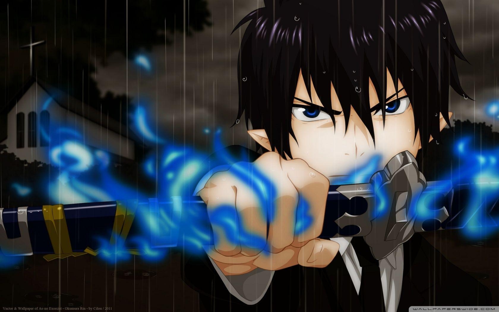 1680x1050 Blue Exorcist Rin Okumura HD desktop wallpaper, High Definition, Desktop