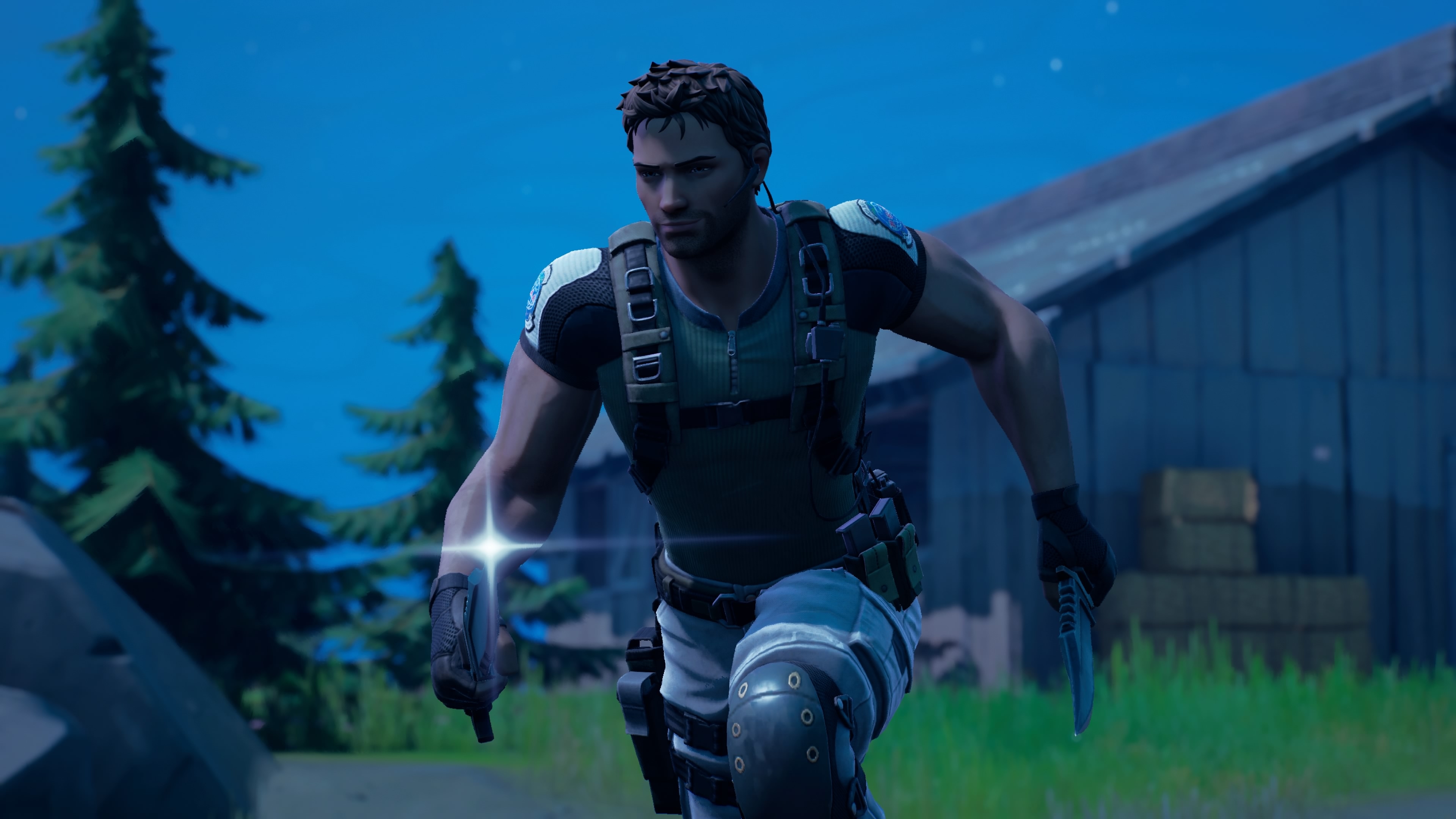 3840x2160 Chris Redfield Fortnite wallpaper, Desktop