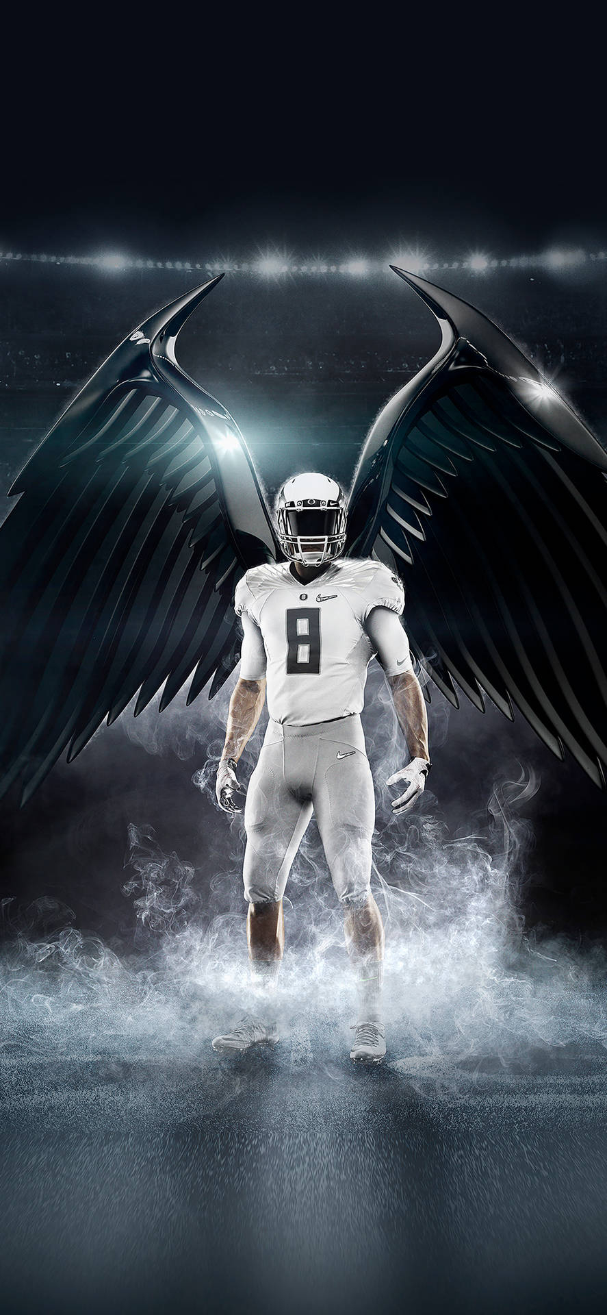 890x1920 Download American Football iPhone Wings Wallpaper, Phone