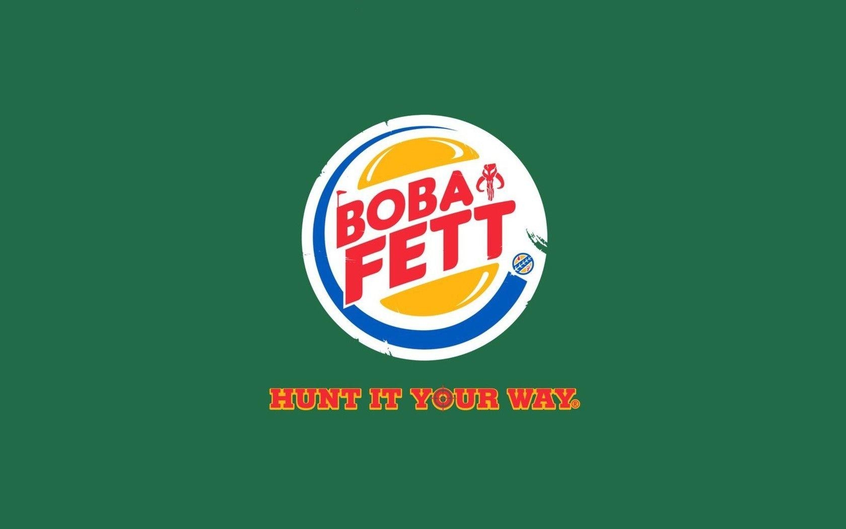 1680x1050 Boba fett front parody logos burger king wallpaper. AllWallpaper, Desktop