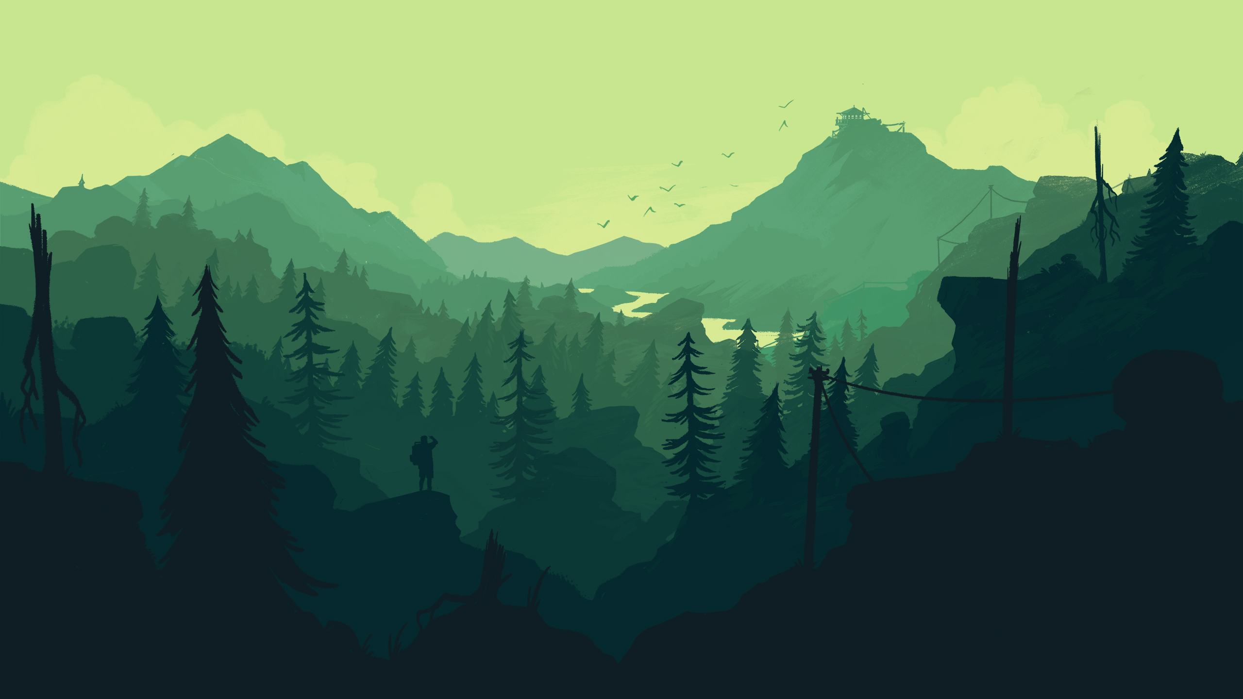 2560x1440 Firewatch Wallpaper post 4K of Wallpaper for Andriod, Desktop