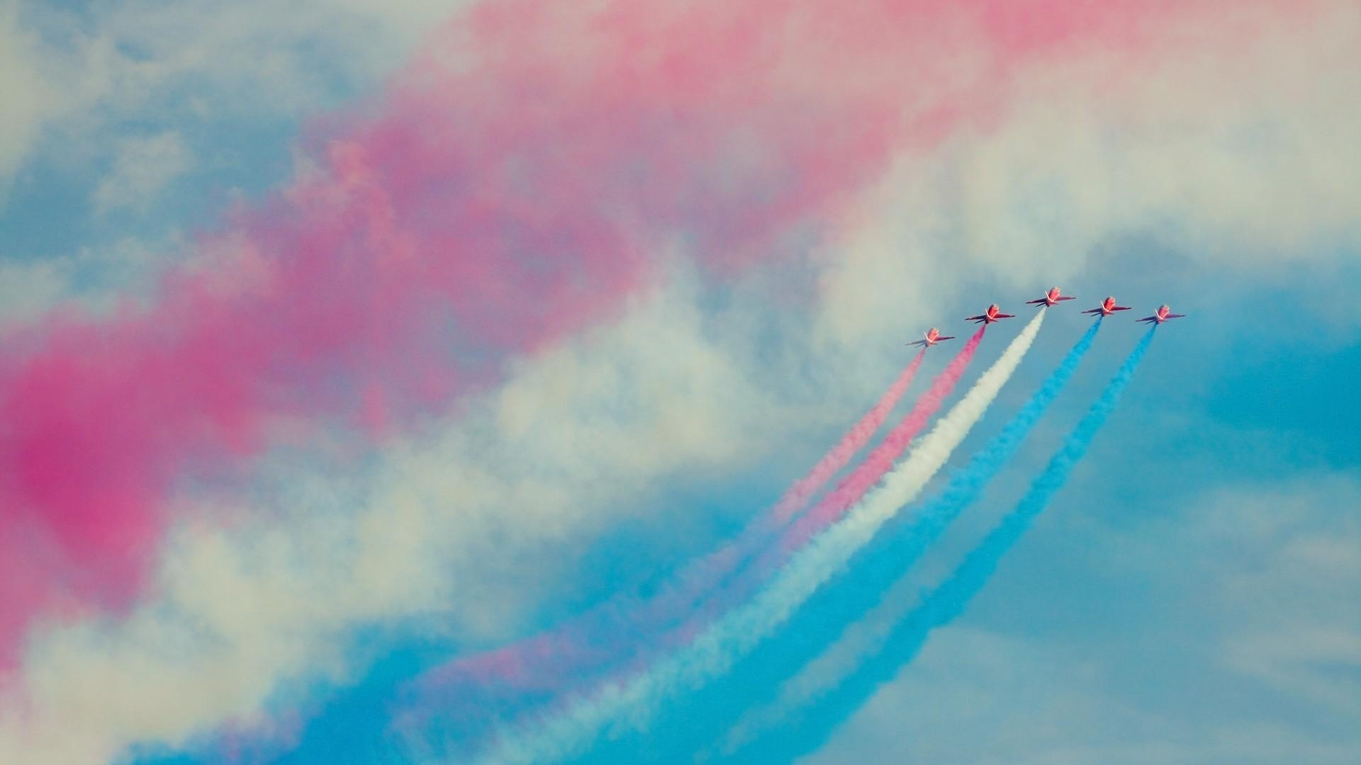 1920x1080 Aircraft red arrows aerobatics flight royal air force Wallpaper, Desktop