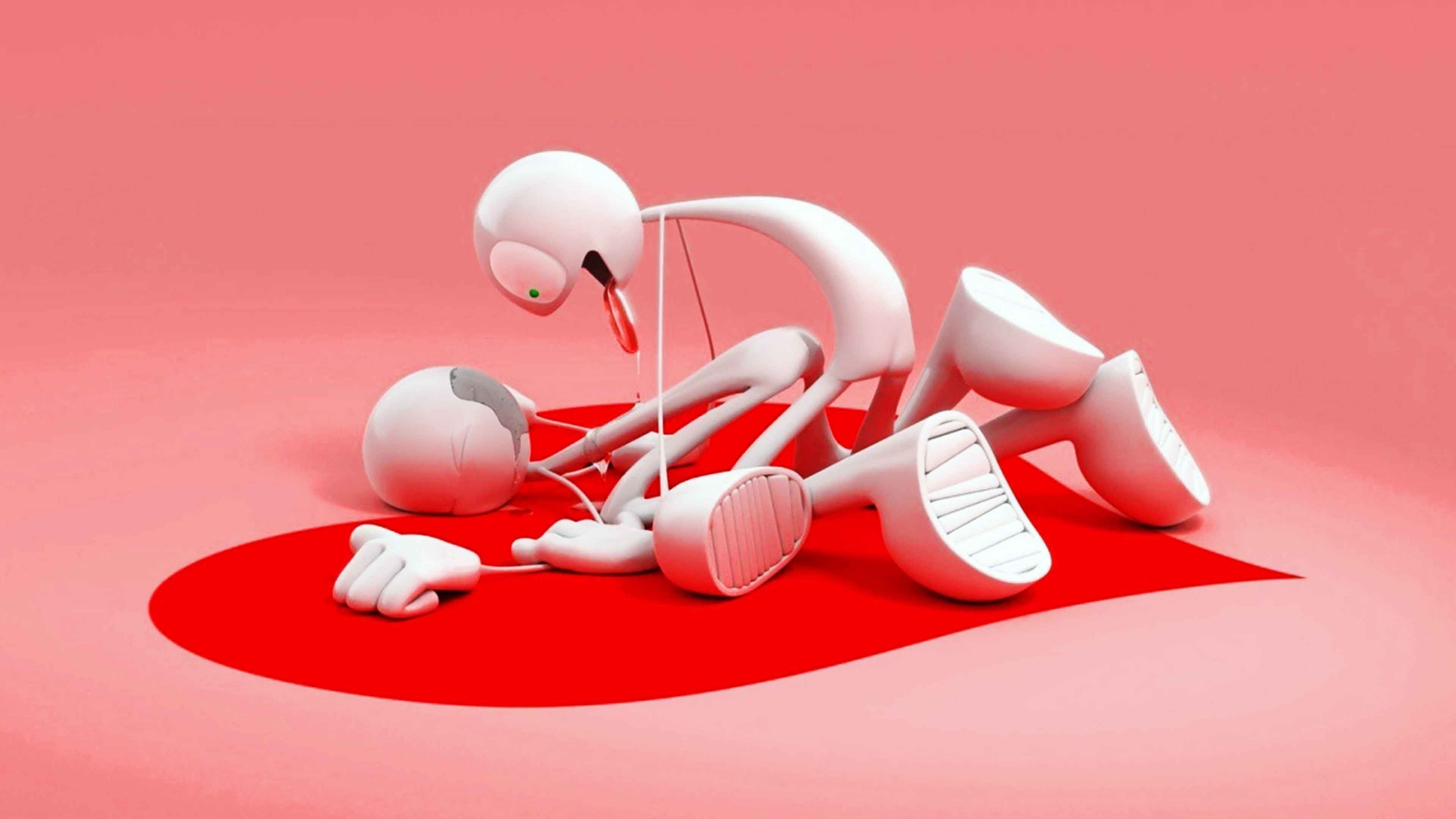 3840x2160 Love Cartoon Wallpaper, Desktop