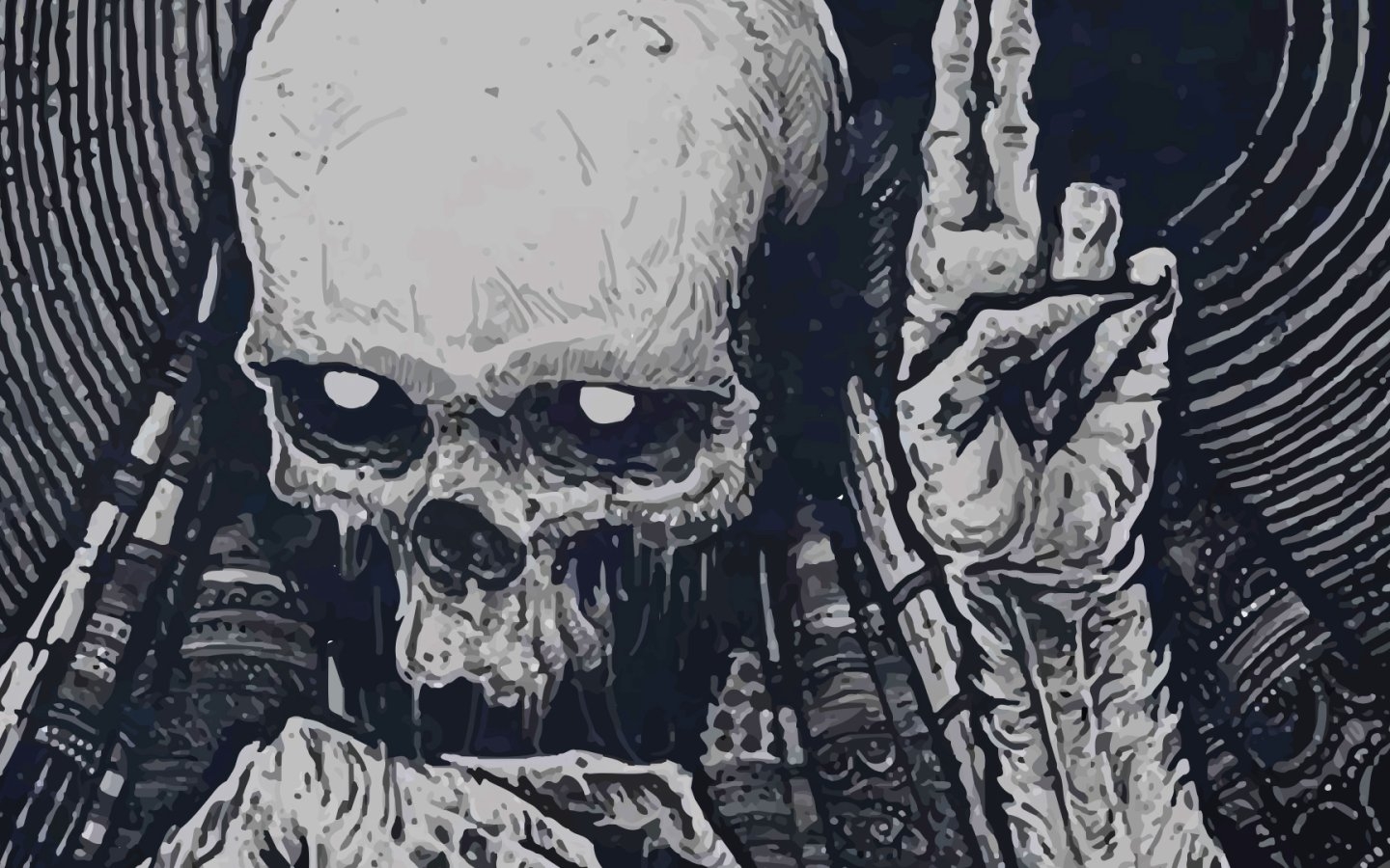 1440x900 Wallpaper,  px, ART, artistic, artwork, creepy, dark, evil, fantasy, Halloween, horror, original, psychedelic, scary, spooky, Desktop
