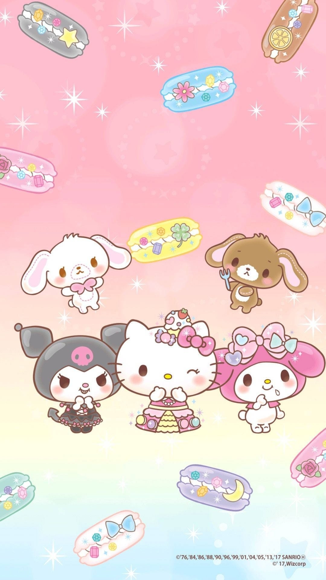 1080x1920 Download My Melody And Hello Kitty Wallpaper, Phone