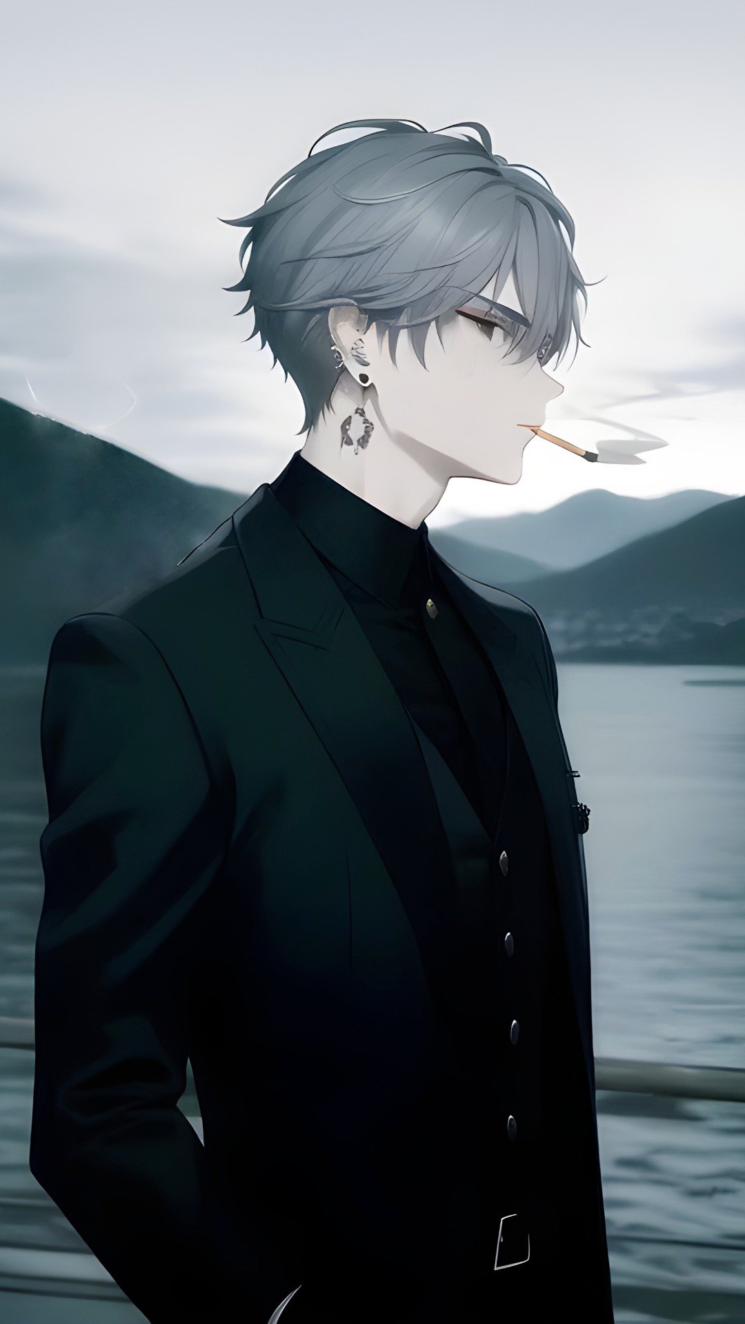 1080x1920 Anime Smoking Boy Wallpaper: Best Anime Smoking Boy iPhone Wallpaper [ HQ ], Phone