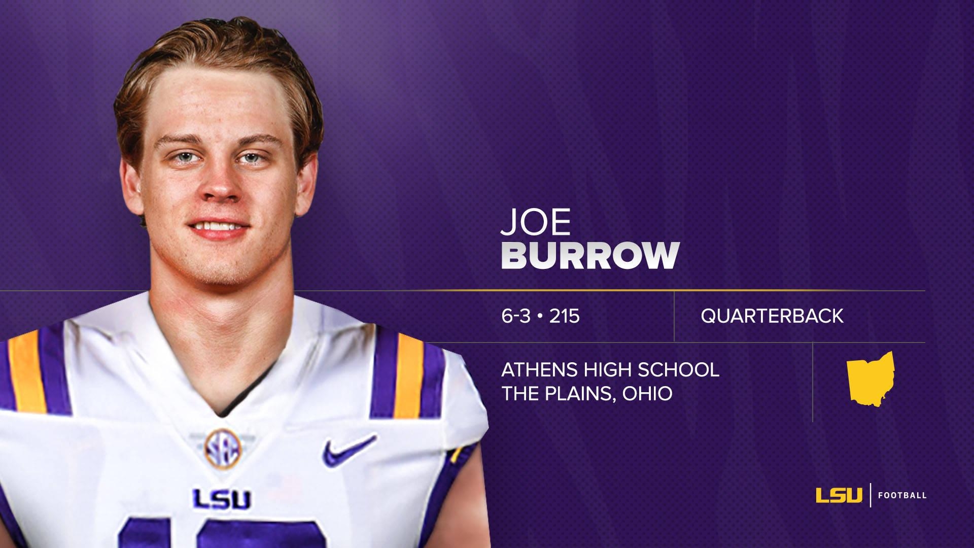 1920x1080 Football Signs Graduate Transfer QB Joe Burrow, Desktop