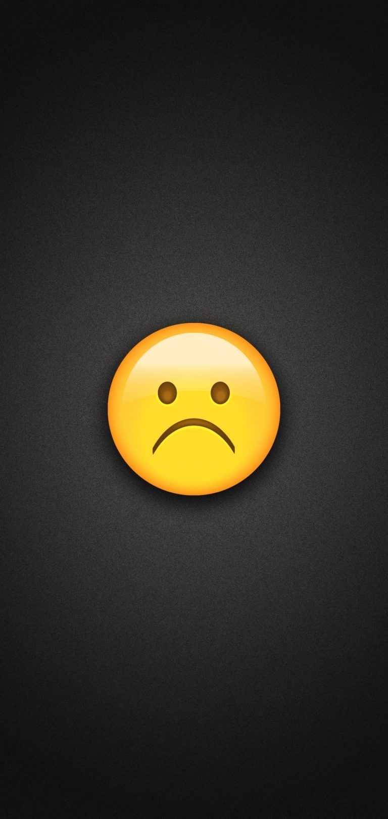 770x1630 Very Sad Emoji Phone Wallpaper, Phone