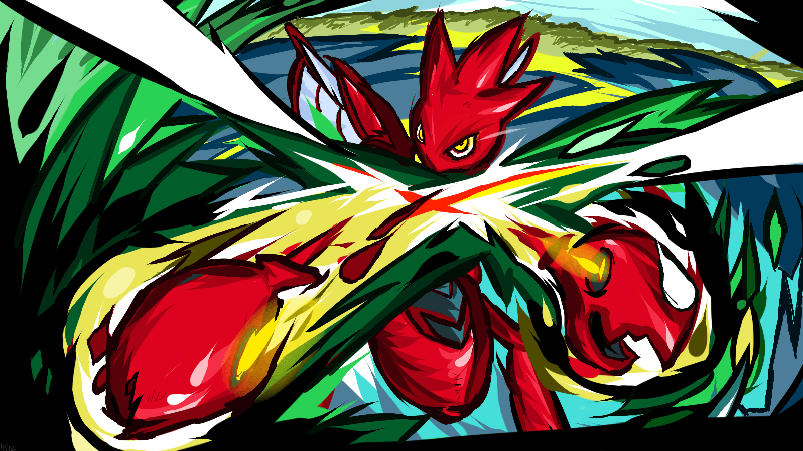 1600x900 Scizor Wallpaper, Desktop