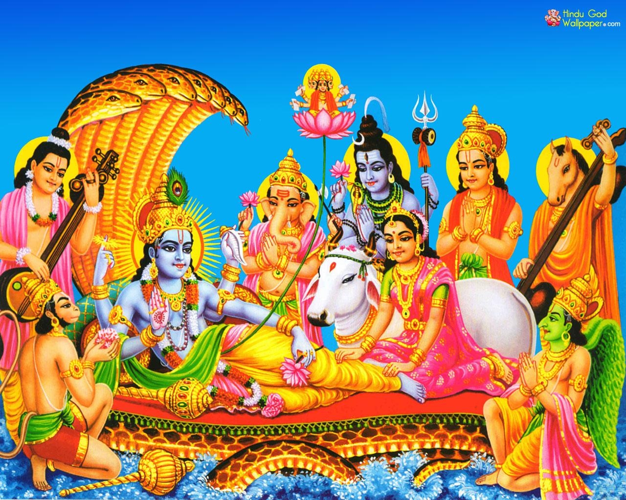 1280x1030 Brahma Vishnu Mahesh Hindu God Adorable Wallpaper. God, Desktop