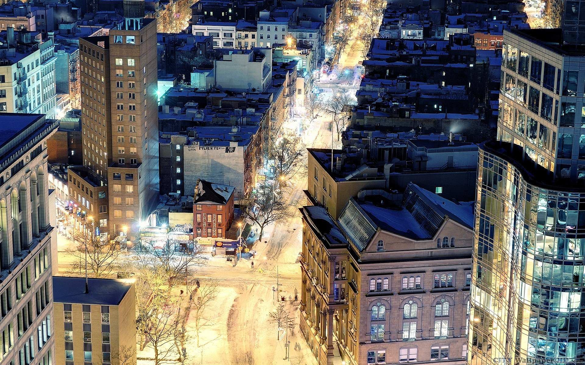 1920x1200 Winter New York. Widescreen wallpaper cities in the world for ios, Desktop