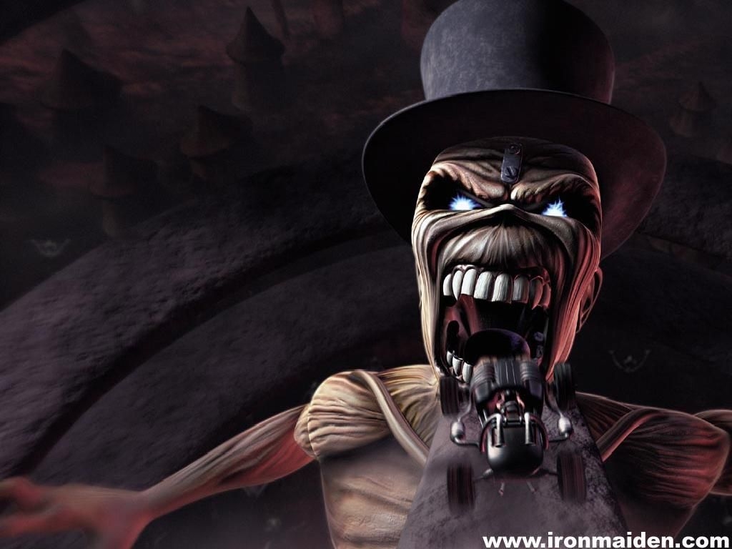 1030x770 Very scary wallpaper. Iron maiden eddie, Black, Desktop