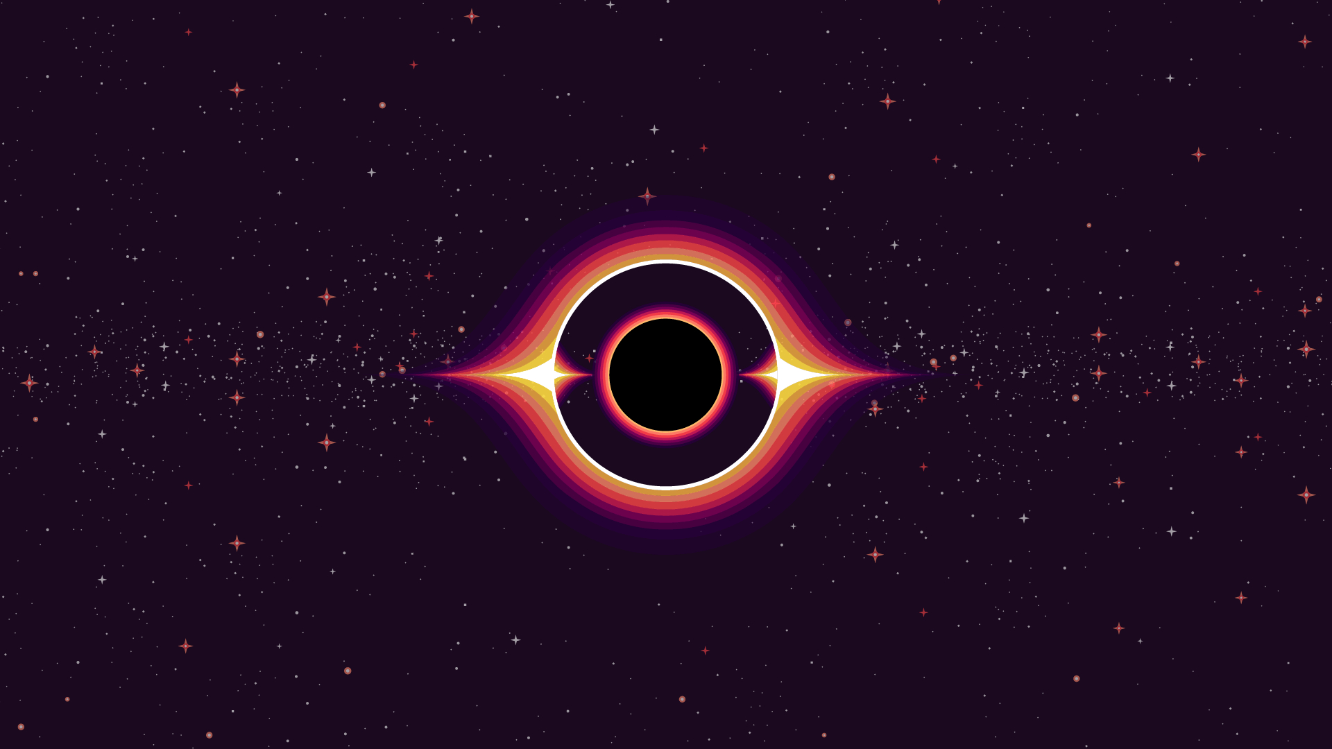 1920x1080 Kurzgesagt \u2013 In a Nutshell Black Holes. Black hole wallpaper, Desktop