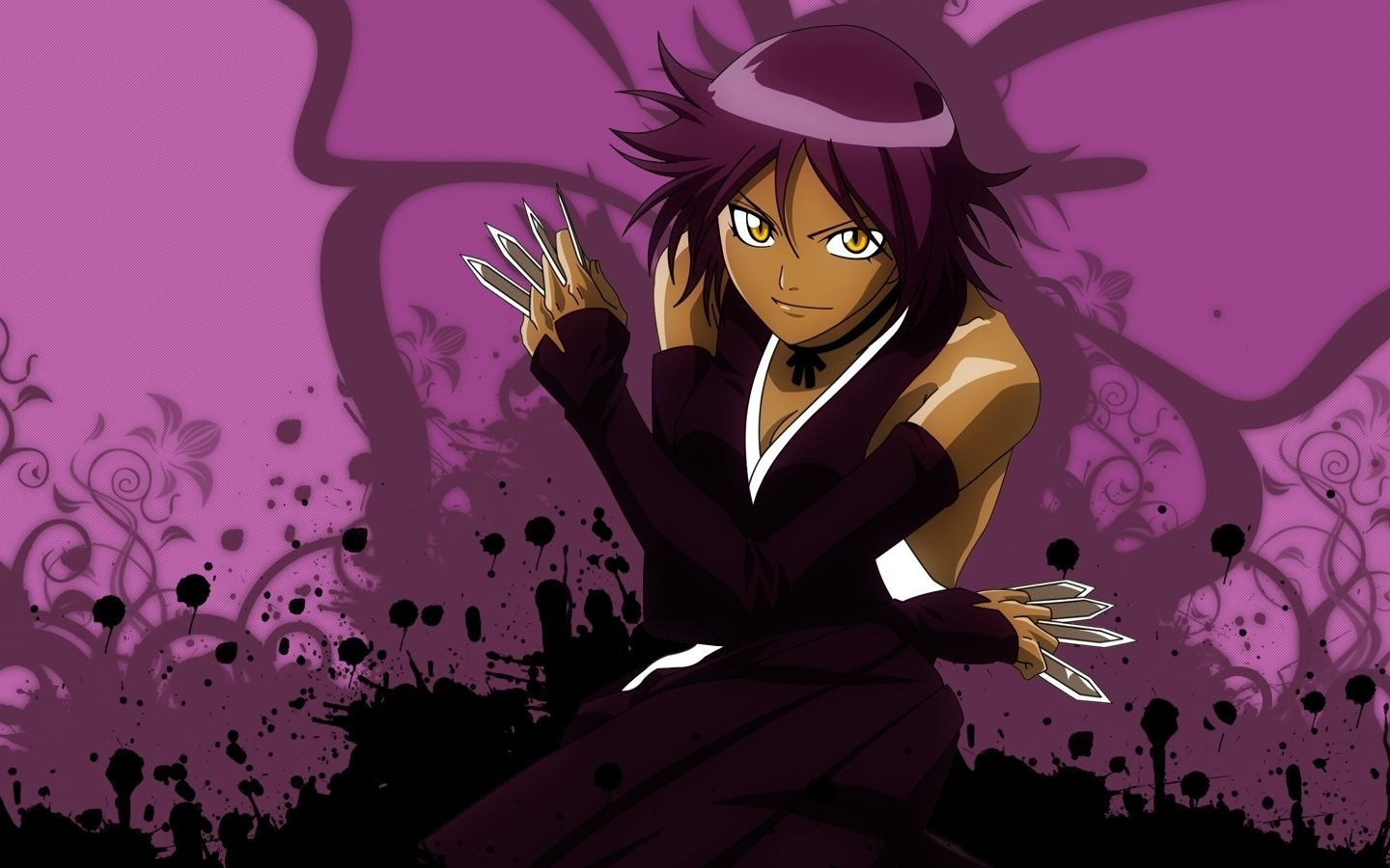 1440x900 Yoruichi Bleach Anime Wallpaper Image for FB Cover, Desktop